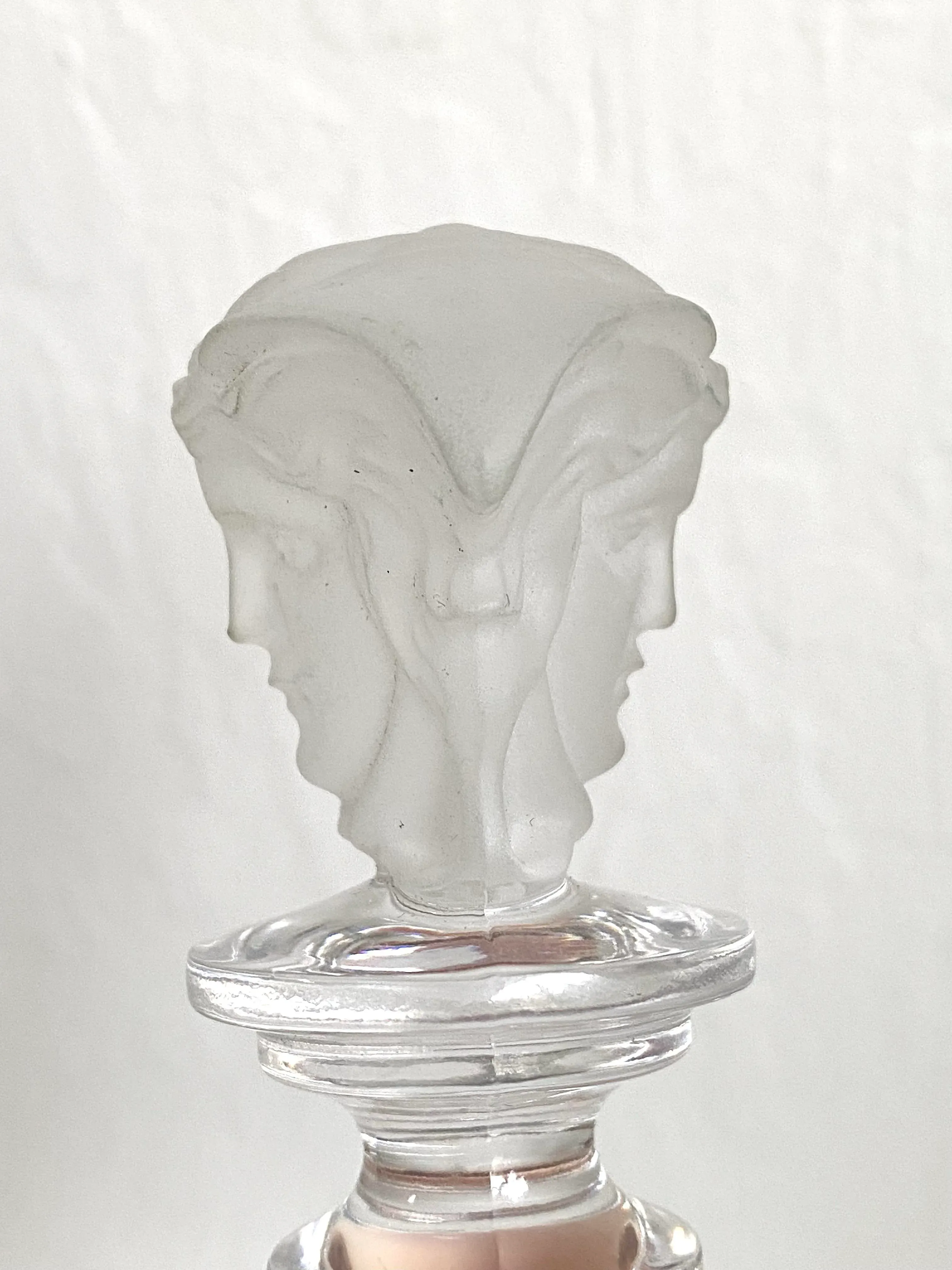 Late 20th Century Versace Medusa Wine Stoppers in Clear