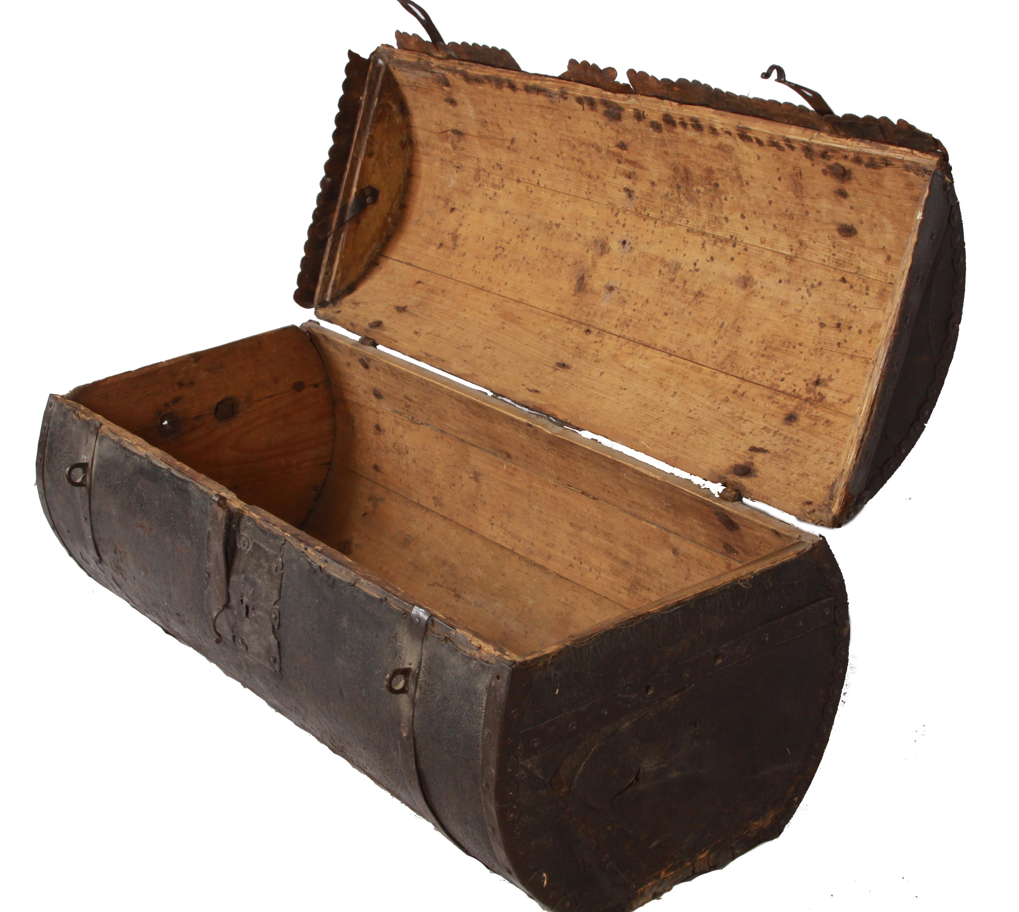 18th Century French Stagecoach Trunk | Chairish