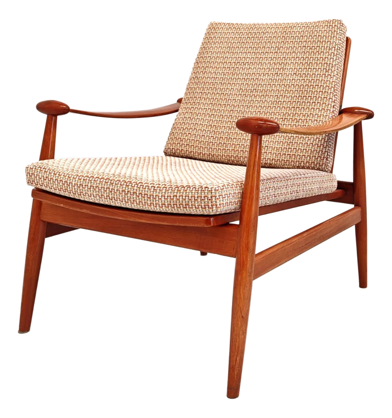 Danish Spade FD 133 Lounge Chair by Finn Juhl for France & Son