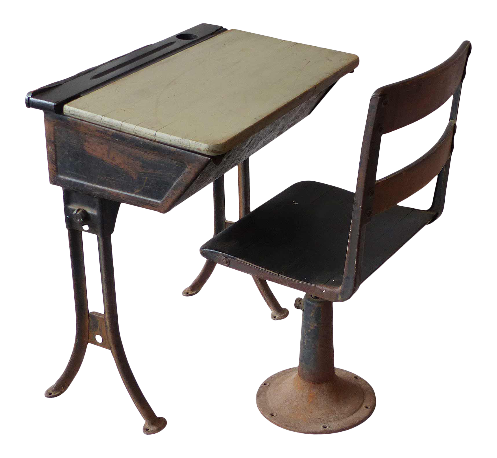 school desk and chair set