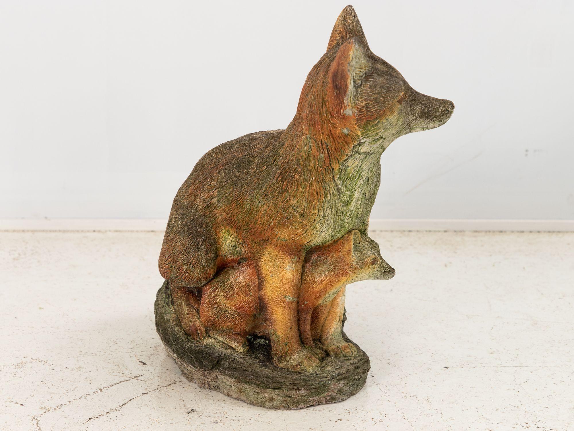 fox garden ornament
