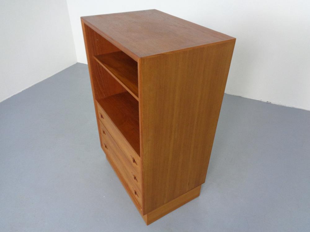 Teak Chest of Drawers by H. W. Klein for Bramin, Denmark, 1960s