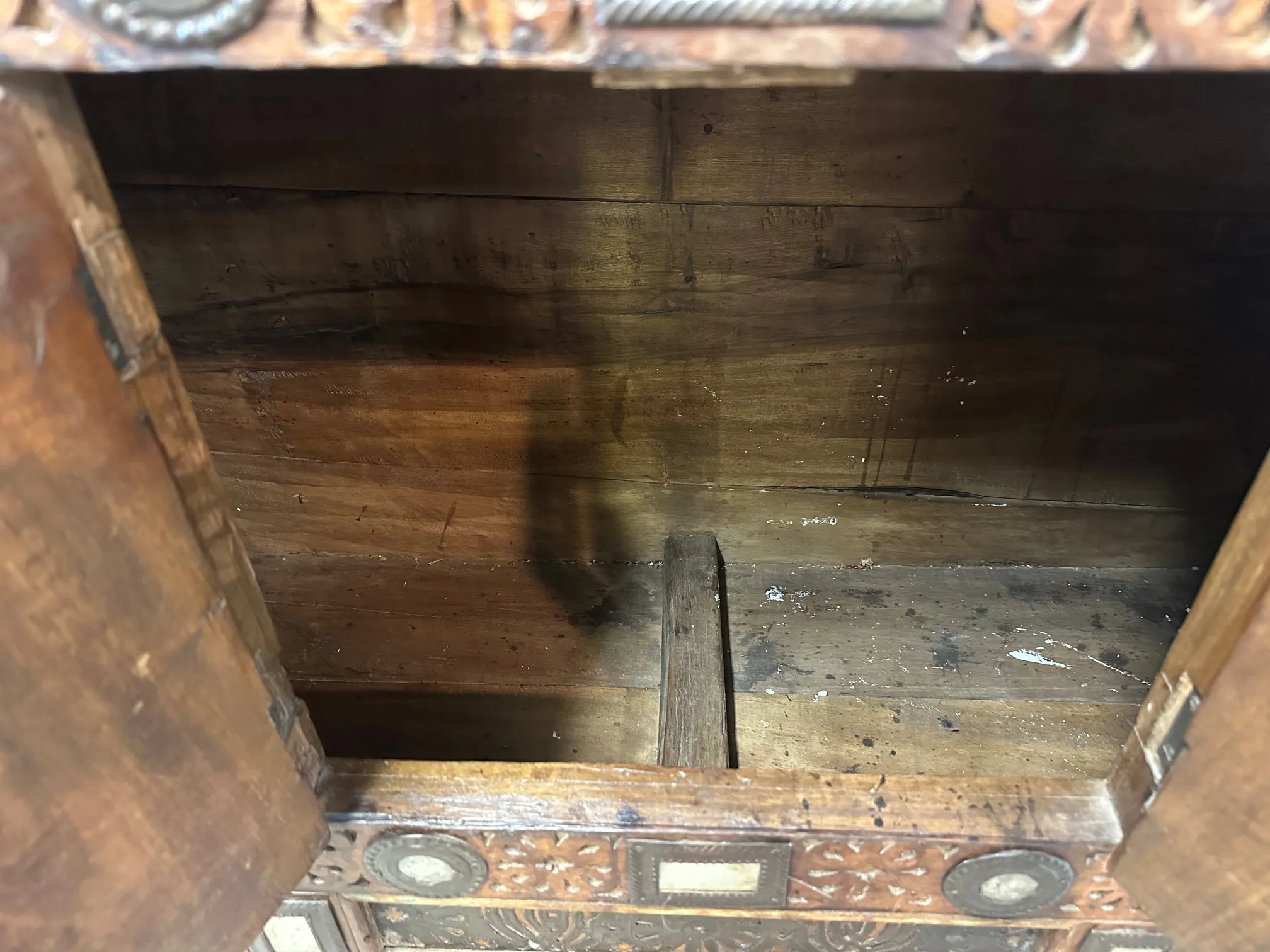 Hand Crafted Indian Dowry Damachiya Bridal Chest Cabinet