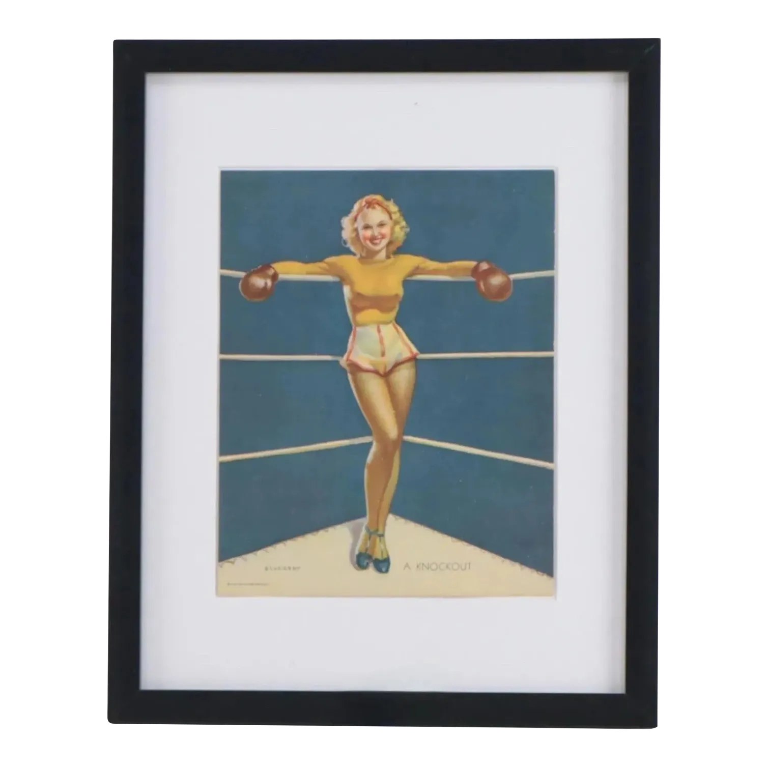 Gil Elvgren ギル・エルブグレン　ピンナップ　アート　額装 Gil Elvgren ギル・エルブグレン ピンナップ アート 額装