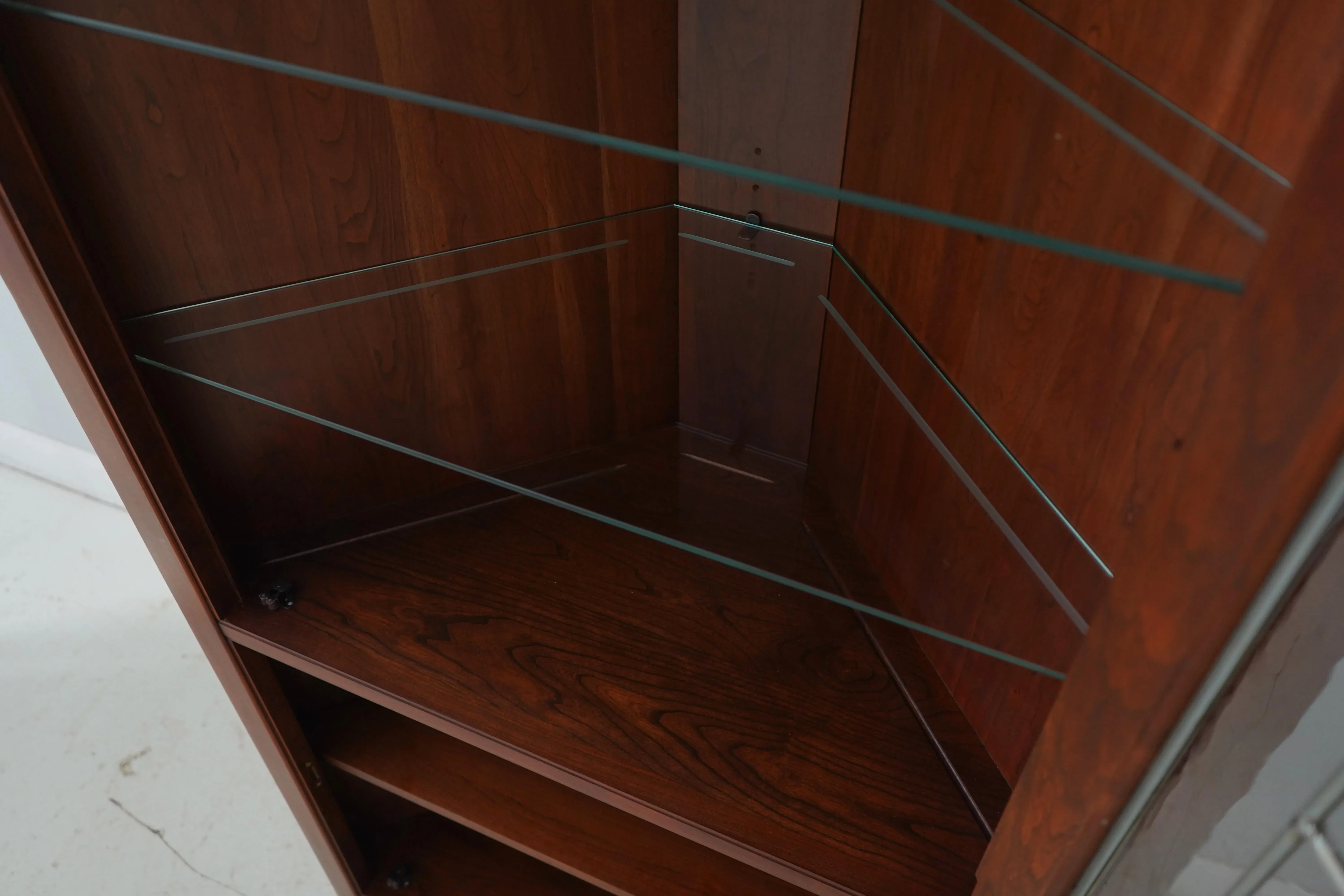 Stickley Arts & Crafts Mission Cherry Corner Cabinet