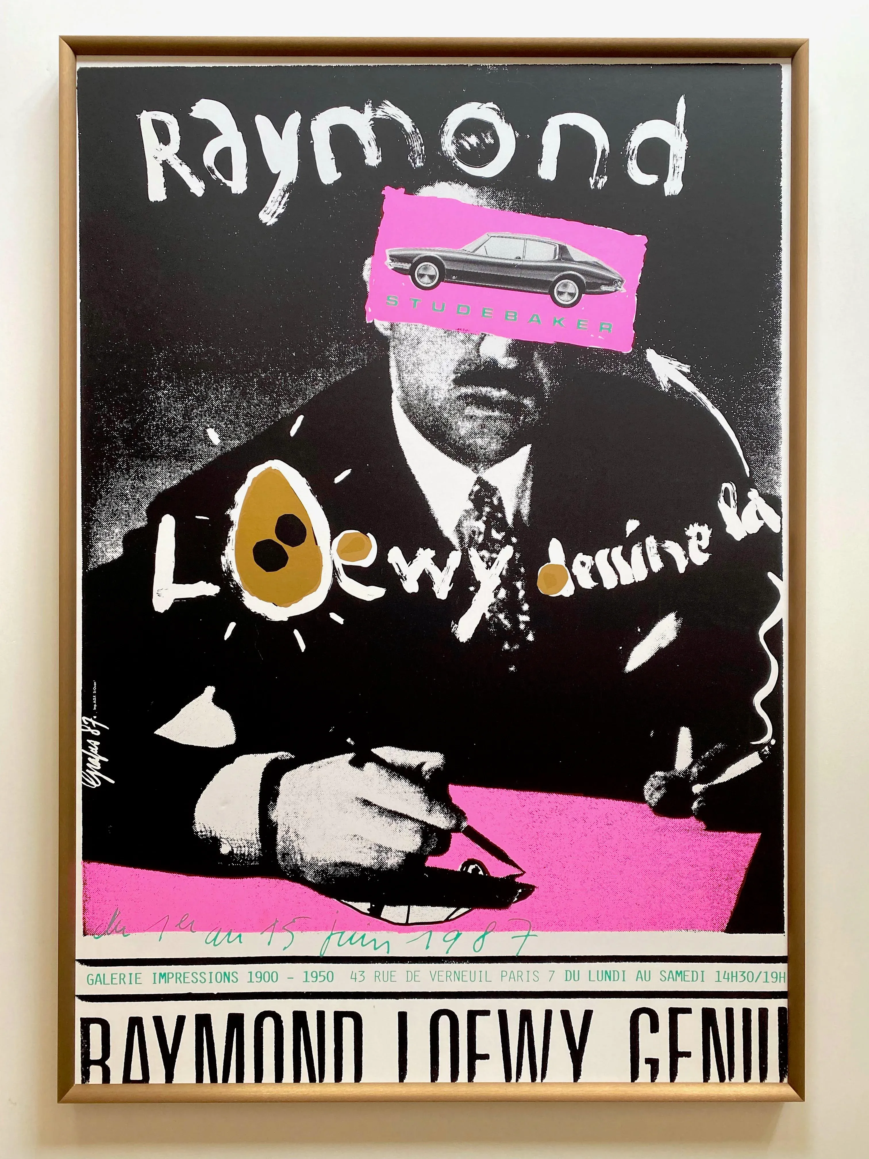 リトポスターラスス raymond-loewy-vintage-1987-