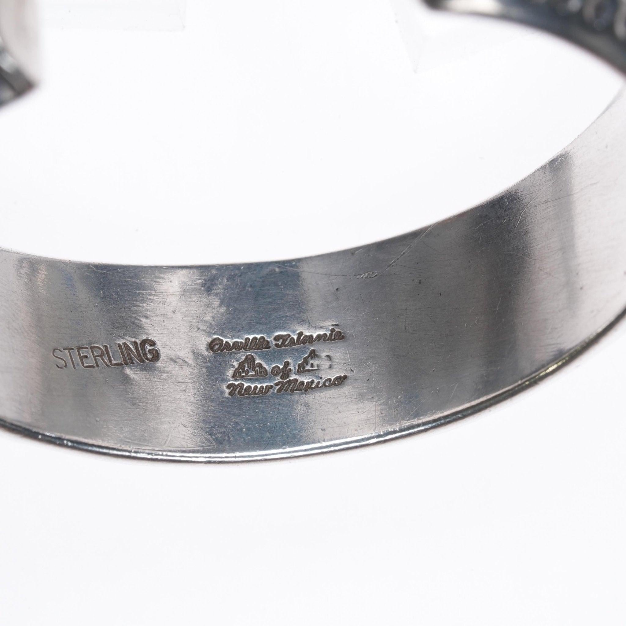 NAVAJO orville tsinnie Circle Bracelet Orville Tsinnie Cuff