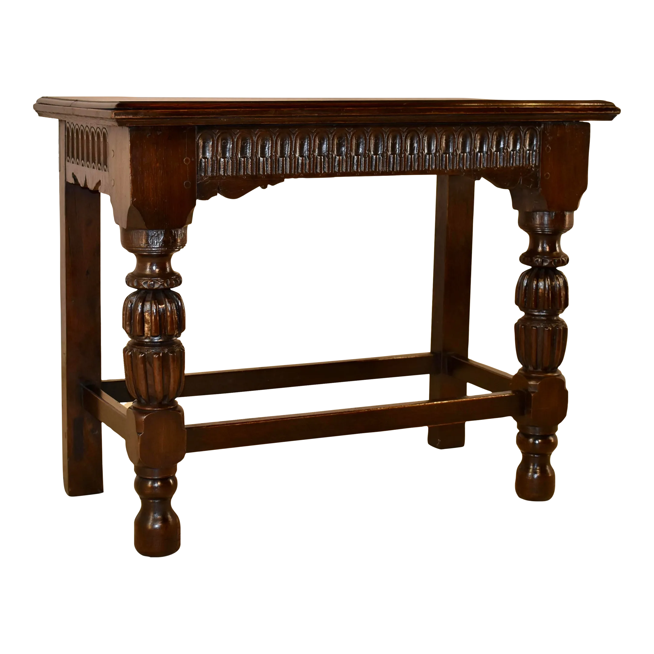 18th Century English Oak Console or Serving Table