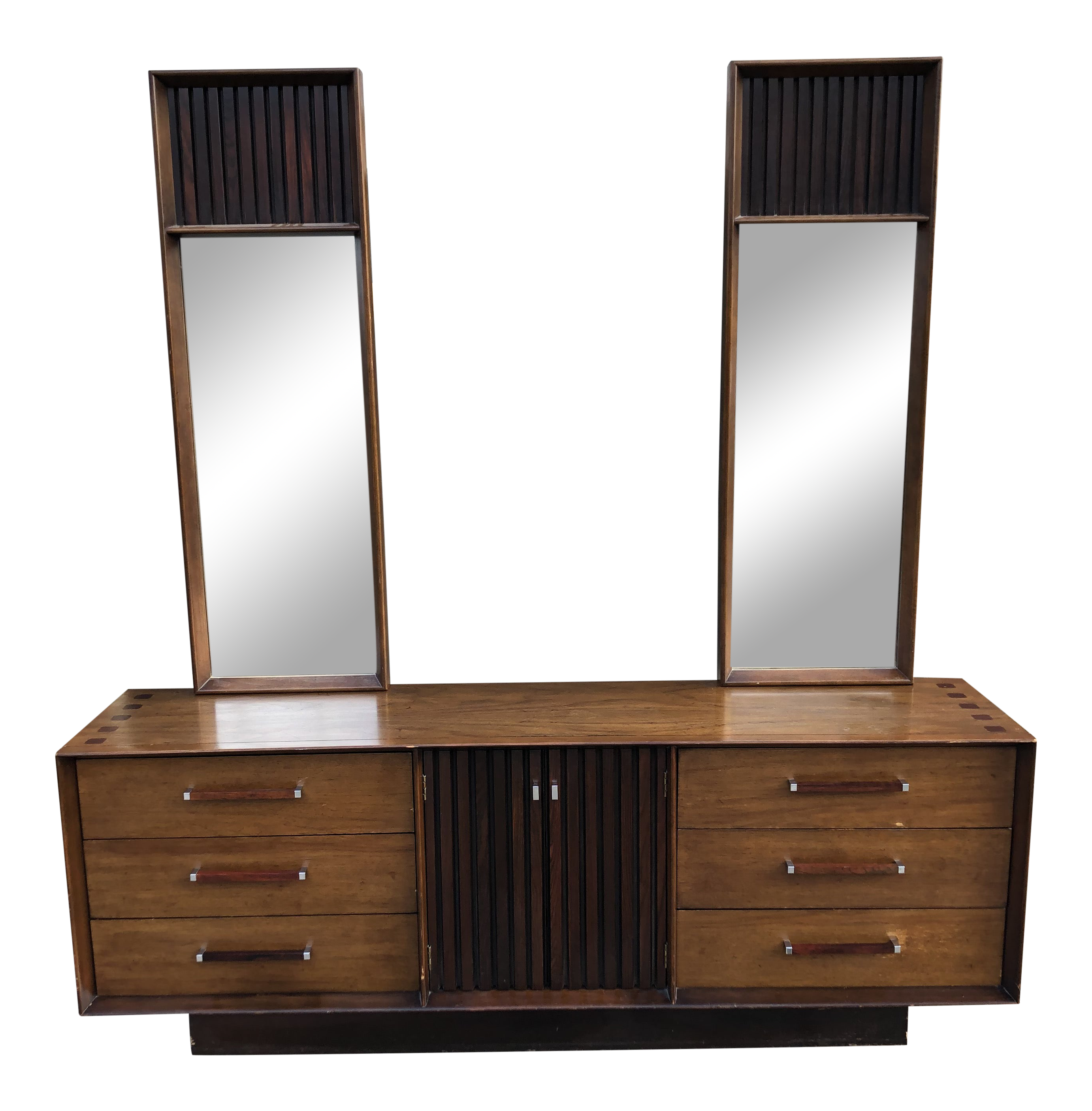 Vintage lane dresser with mirror