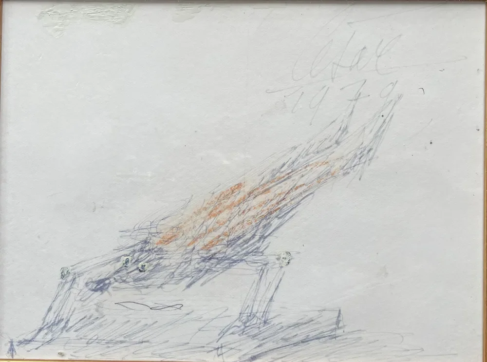 Cesar, Insect, 1979, Original Drawing