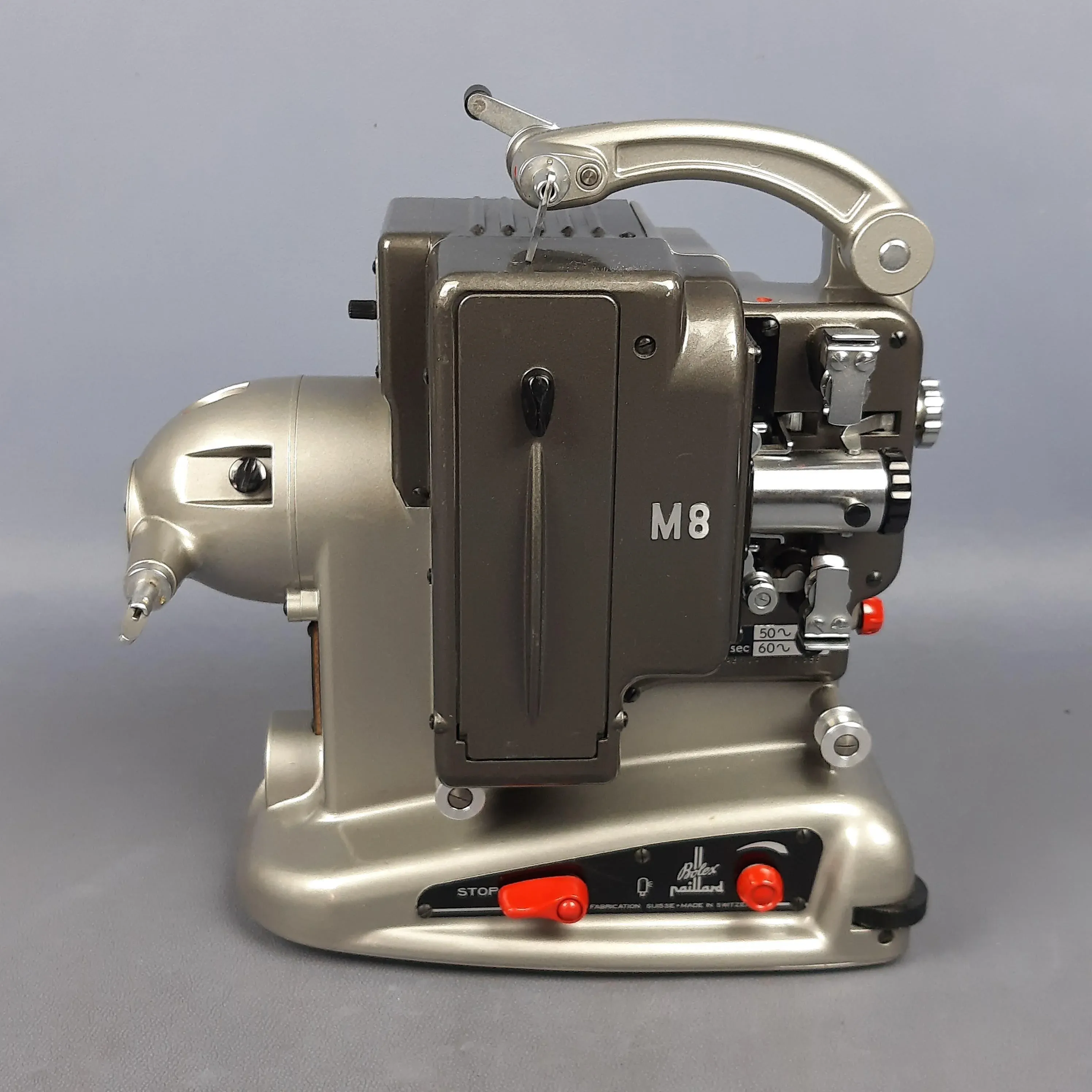 映写機 PAILLARD BOLEX M8 パイヤール ボレックス スイス製 ジャンク 札幌市東区 新道東店 Bolex Paillard M8 Swiss Film Projector with Vintage Box, 1950s