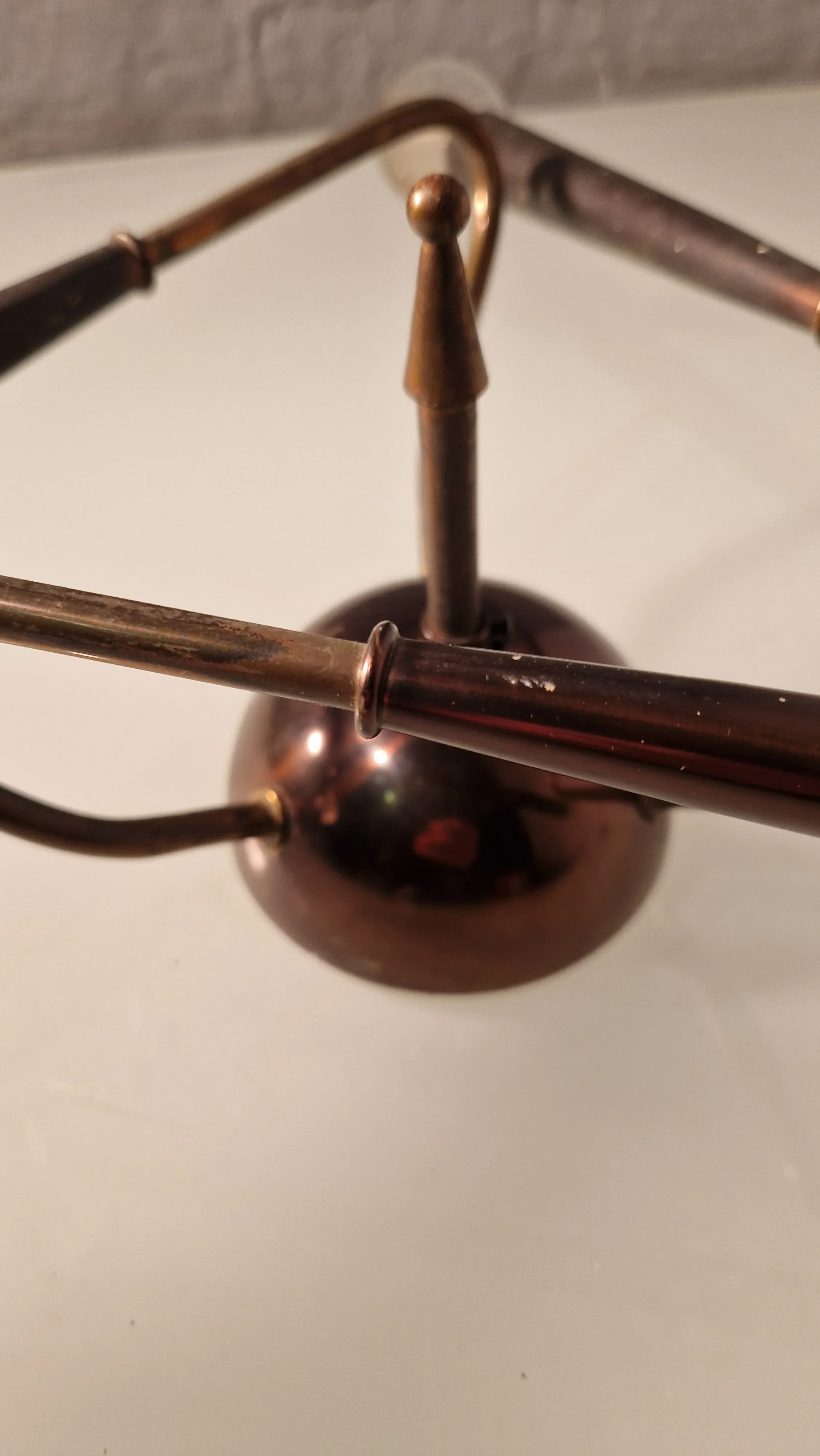 Vintage Wall Lamp in Brass by Roberto Aloi for Stilnovo, 1950s