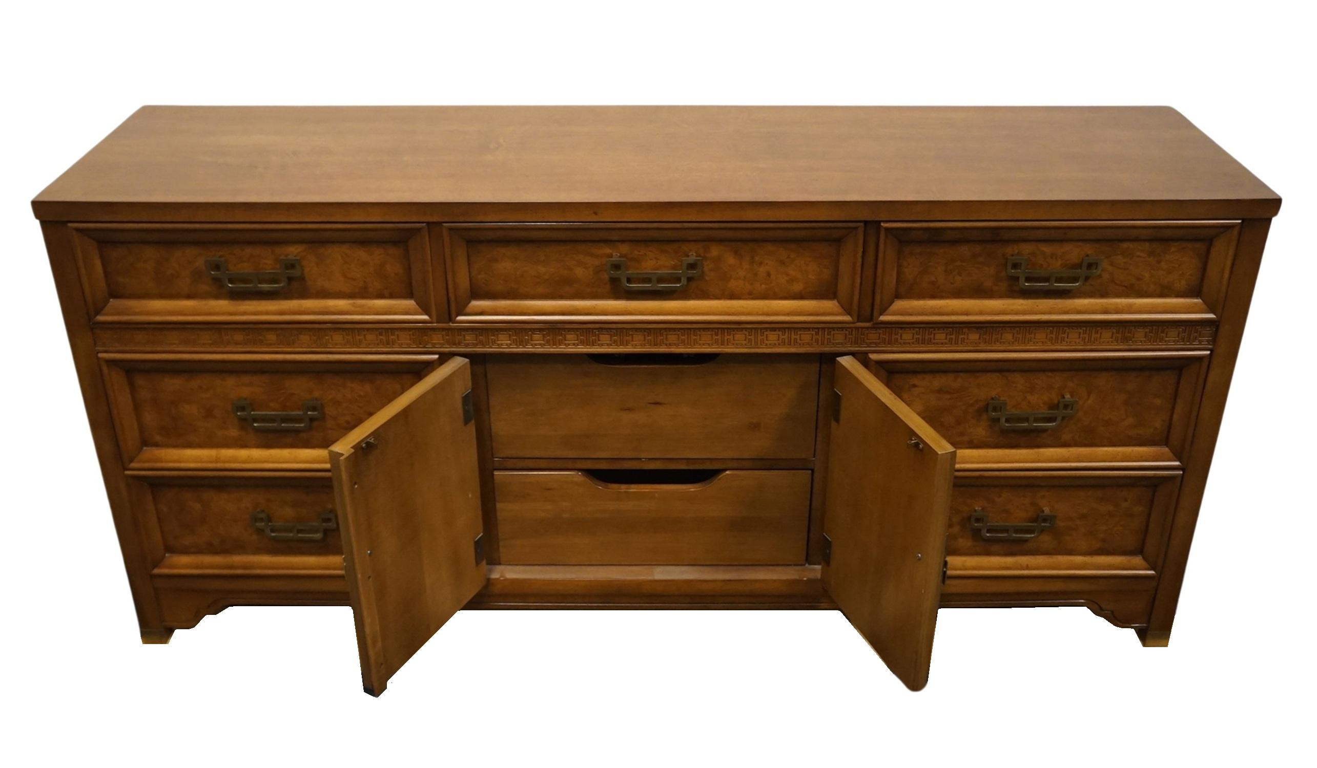 ◆REN◆ Henry Link Mandarin Collection Burled Wood Asian Chinoiserie