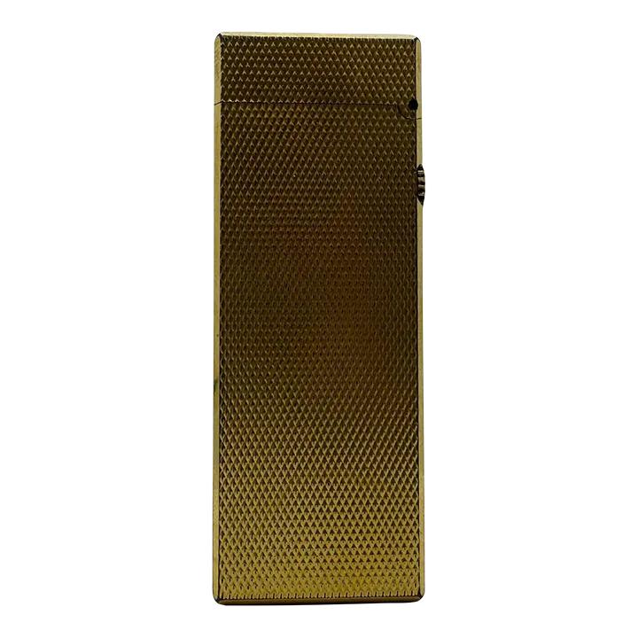 dunhill ゴールド テクスチャー アクセサリー Dunhill Vintage Gold Textured Lighter Available For