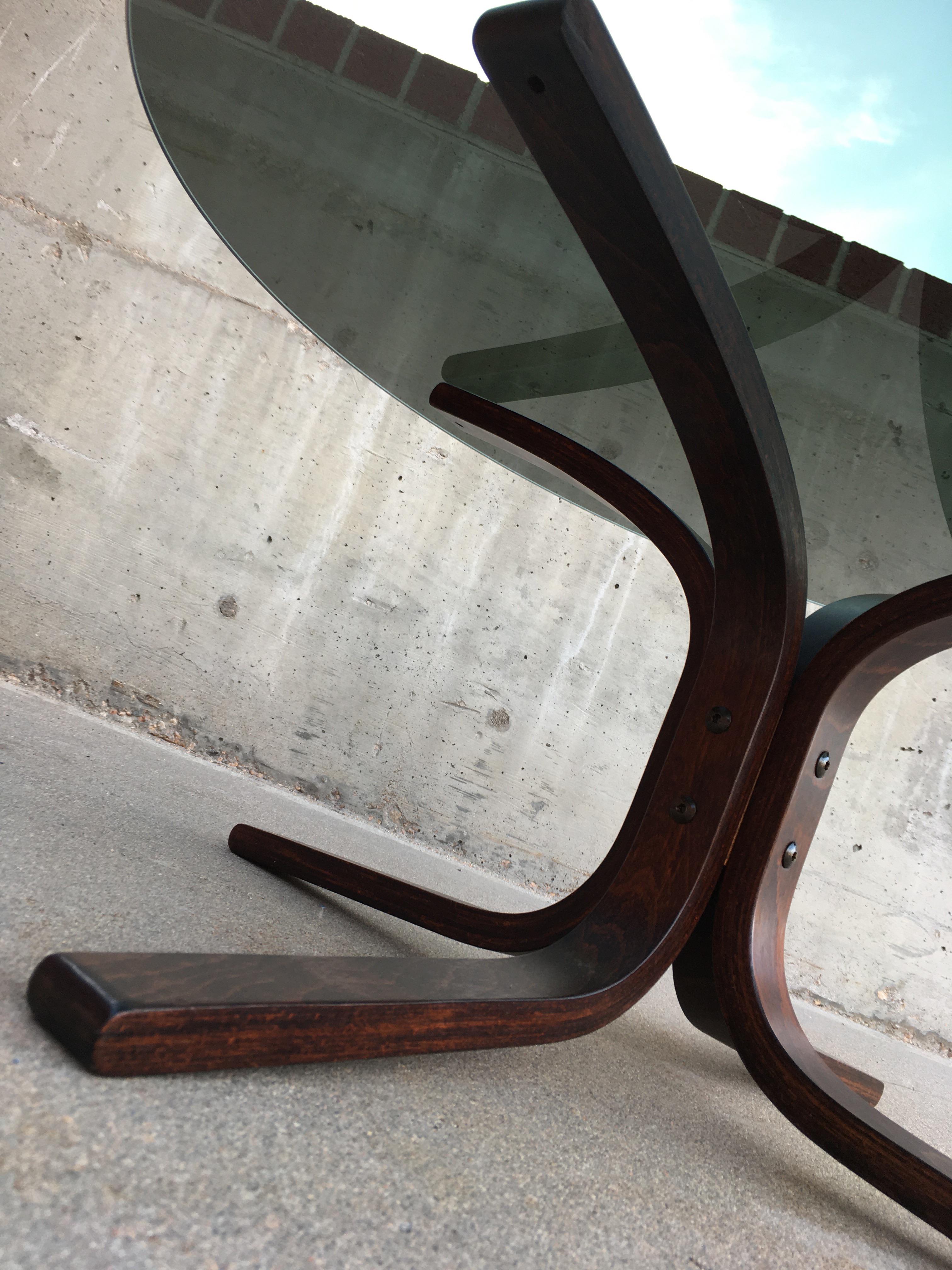 Scandinavian Modern Bentwood “Siesta” Coffee Table Ingmar Relling