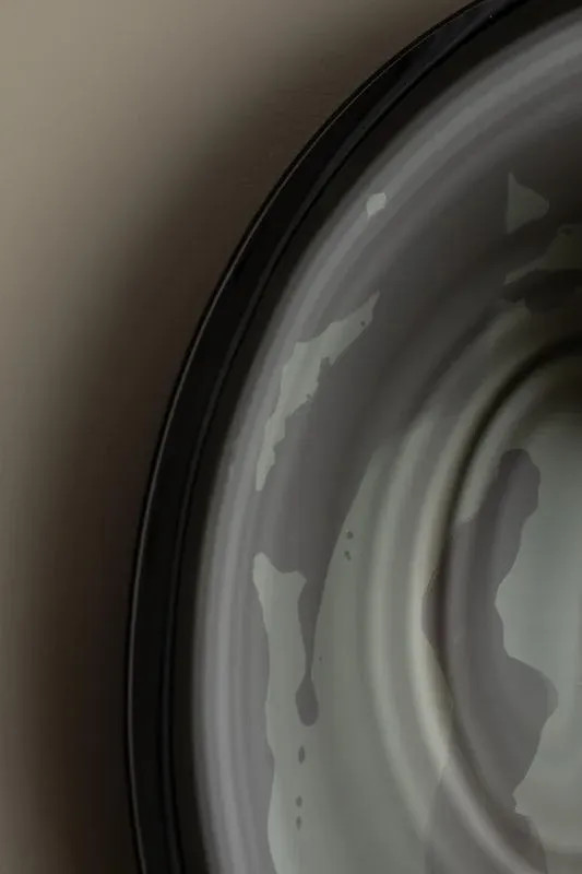 Dark Ghost Wall Mirror by Oom Glass