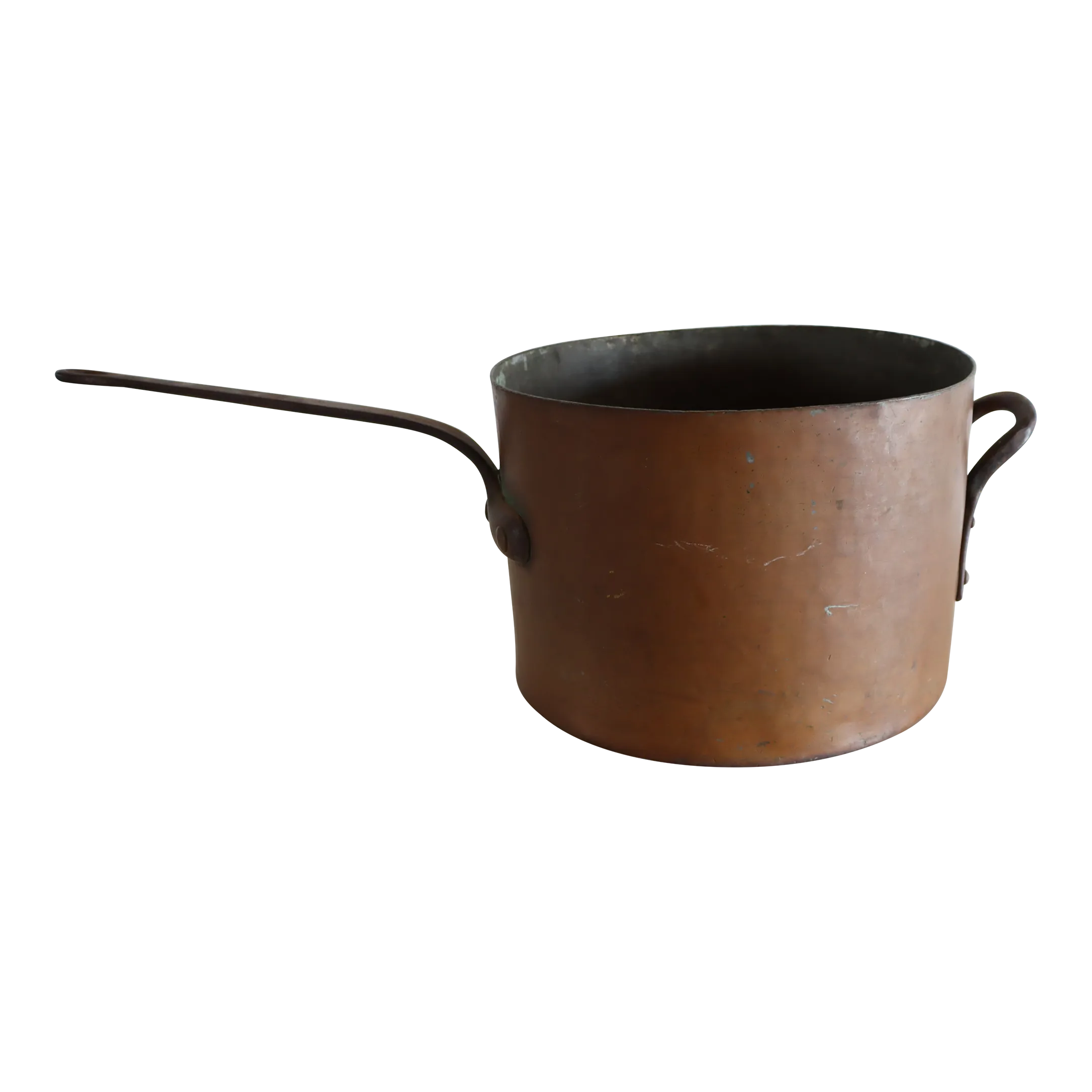 Hand Hammered Copper Saucepan