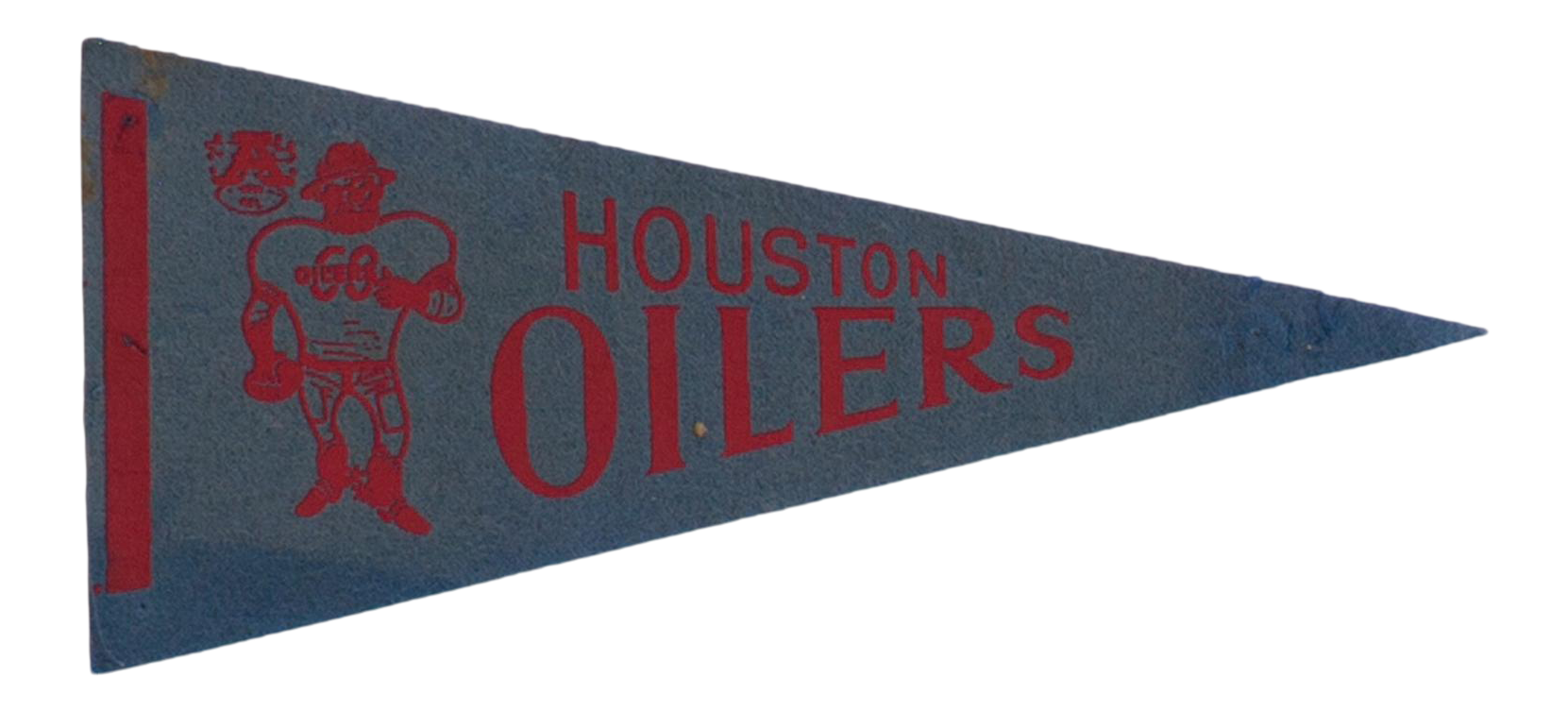 Vintage Houston Oilers Felt Flag Pennant Chairish