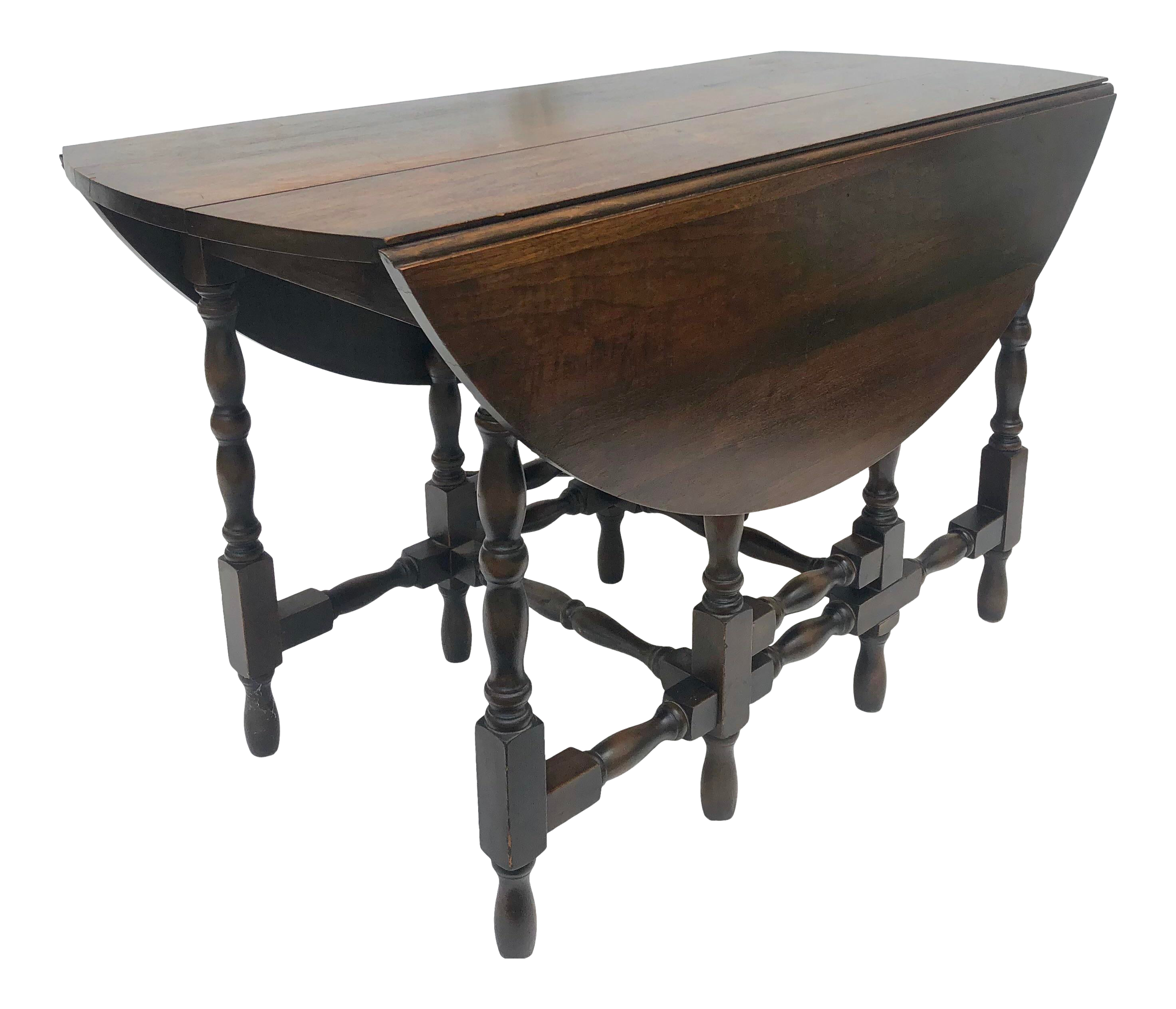 Vintage Mahogany Drop Leaf Table By Imperial Chairish