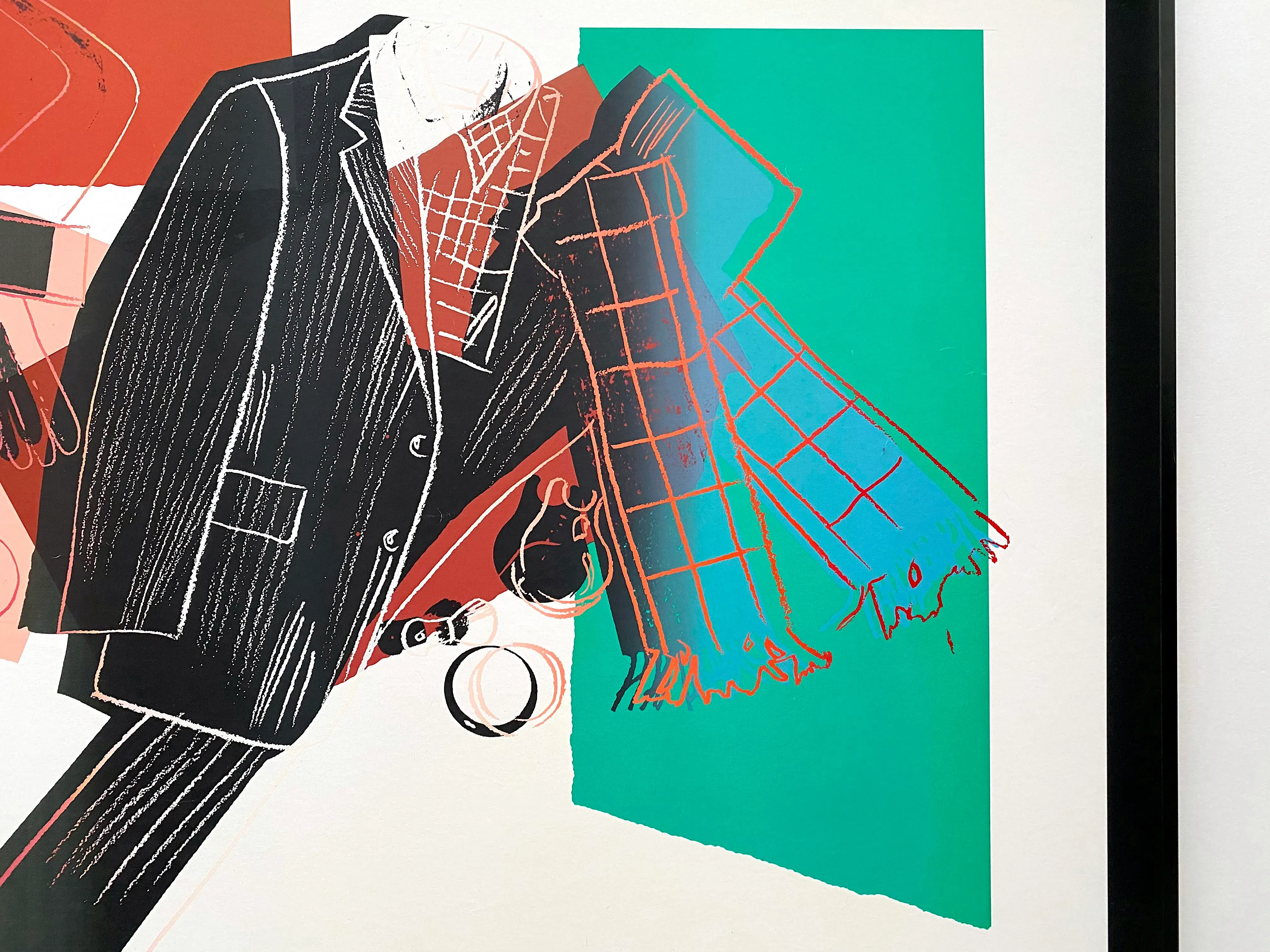 Andy Warhol Vintage 1982 Silkscreen Print Framed 