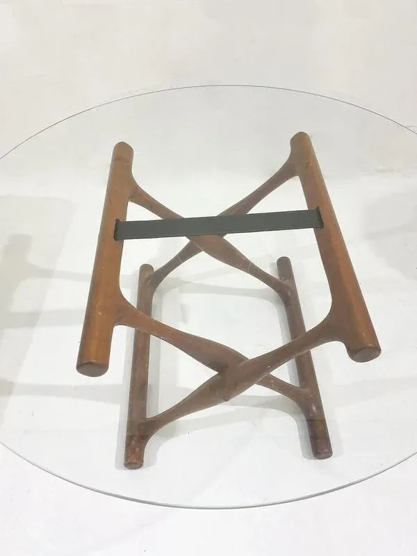 Guldhøj Coffee Table attributed to Poul Hundevad, Denmark, 1950s