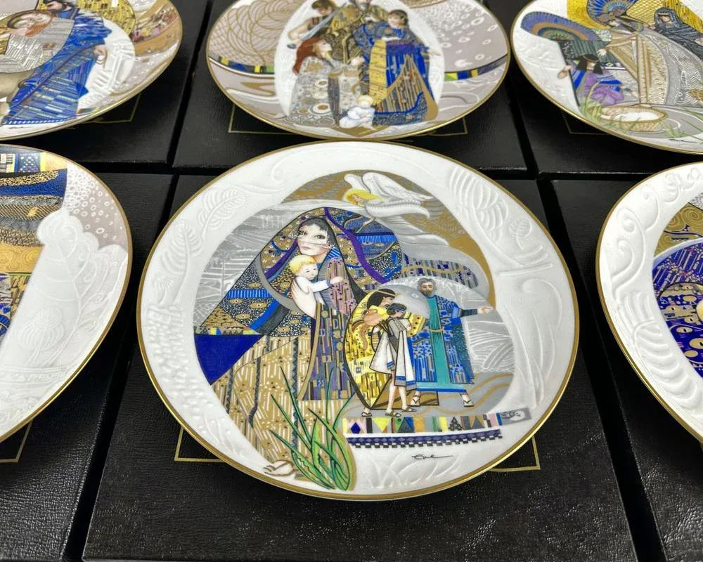 Biblical Mothers Series Plates in Fine China by Eve Licea for