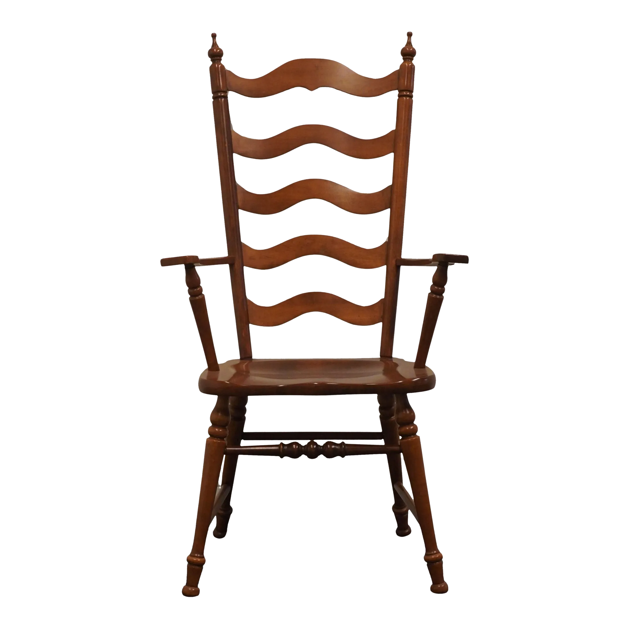 Tell City Solid Hard Rock Maple Colonial Early American Ladderback