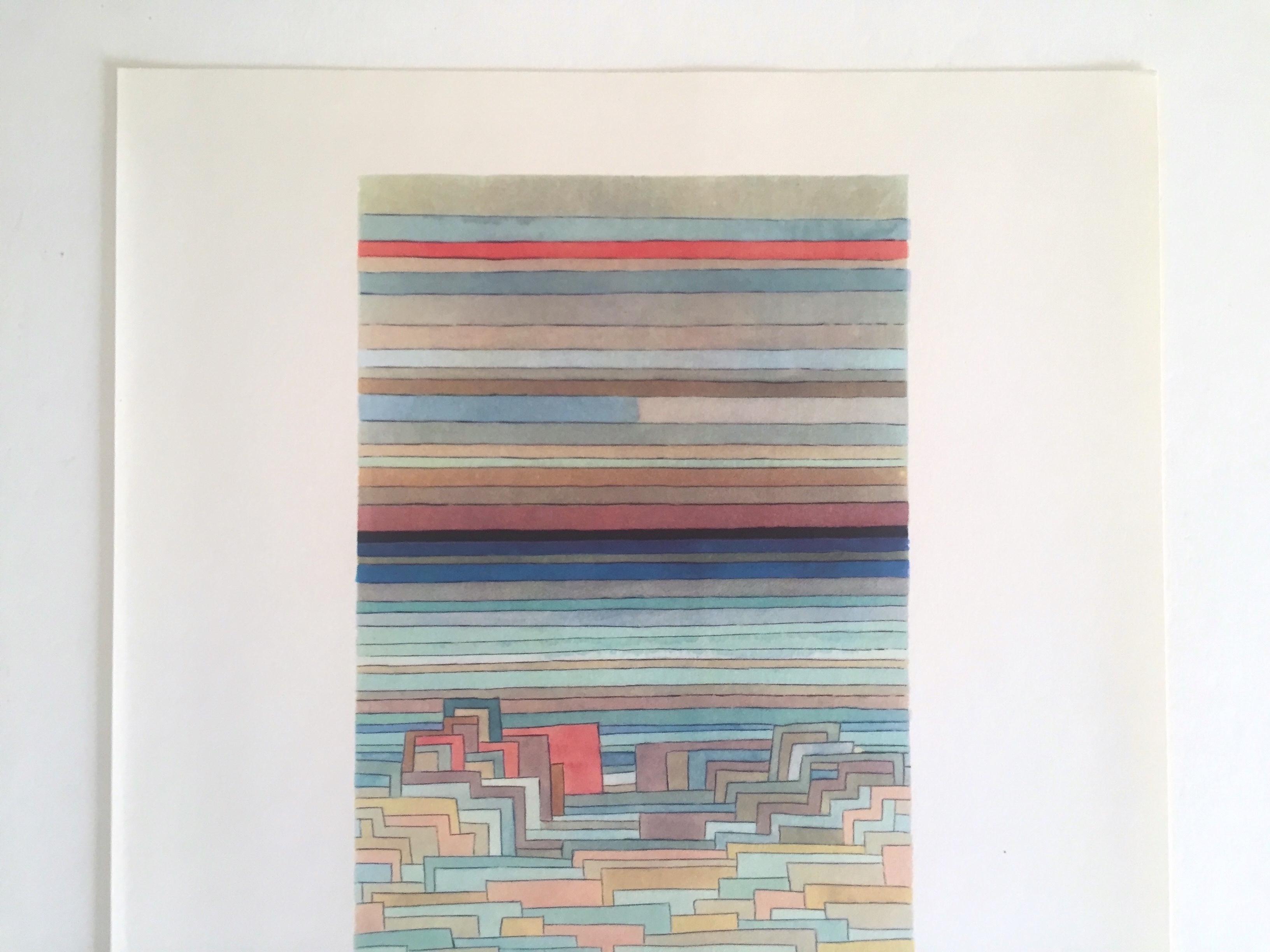 Paul Klee Vintage 1969 Abstract Modernist Lithograph Print