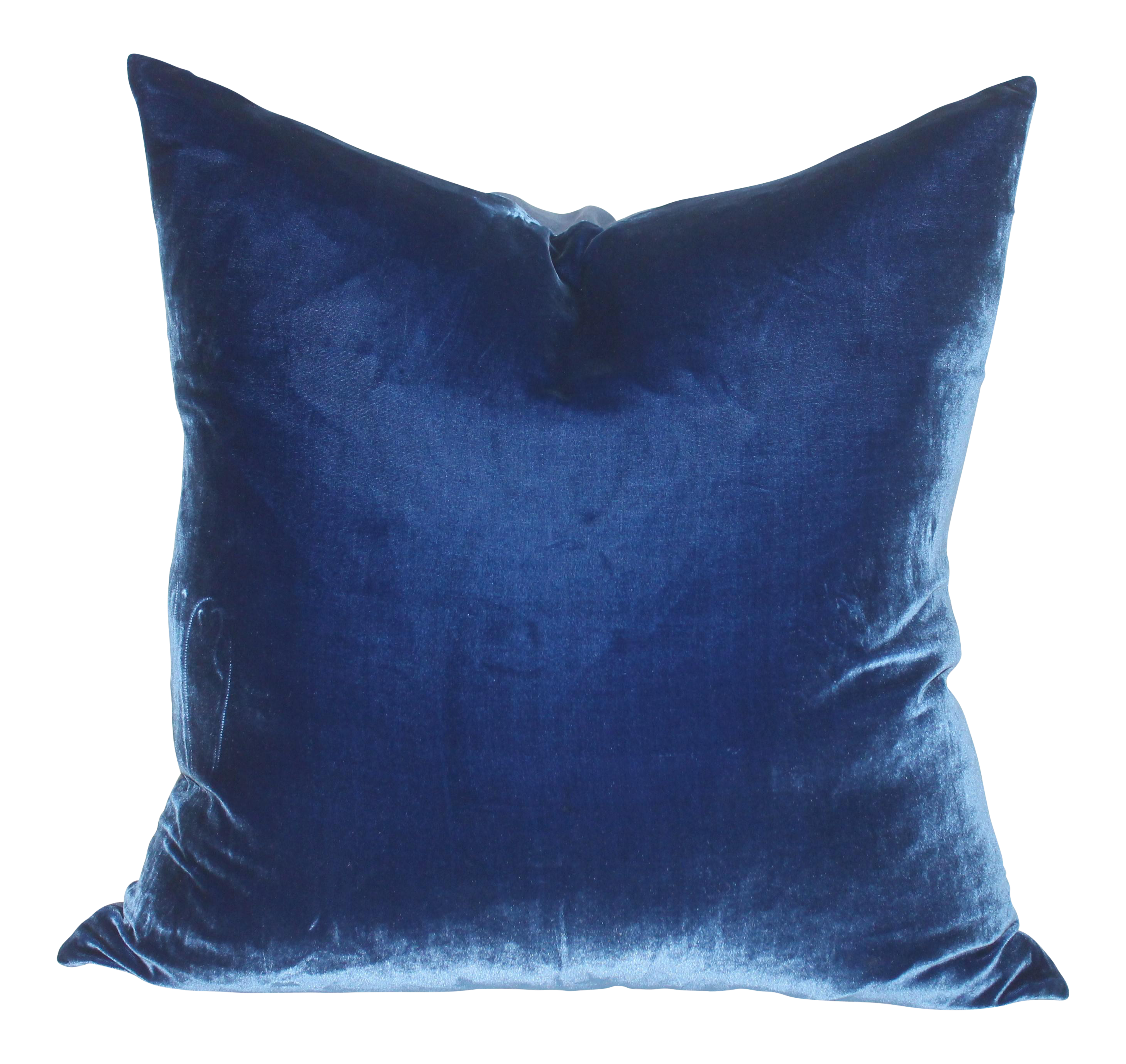 Royal Blue Velvet Pillow Chairish
