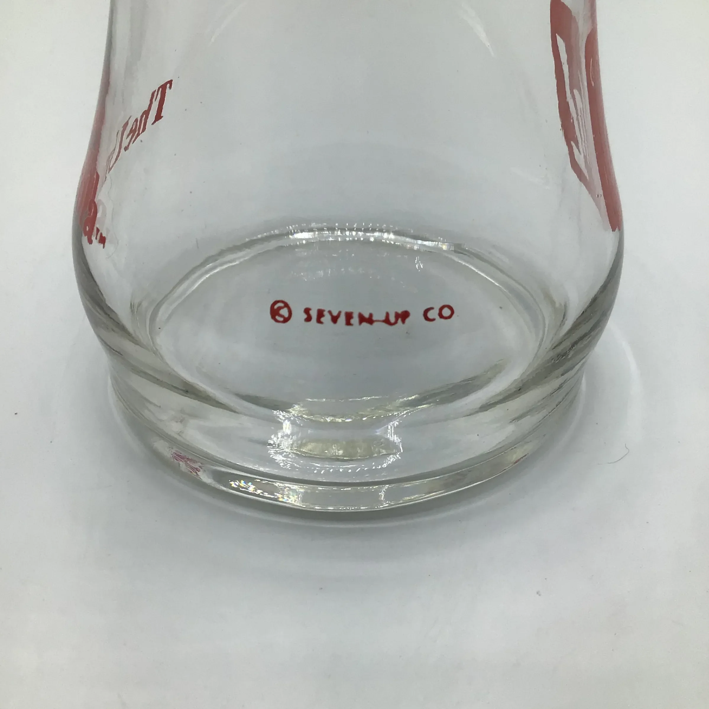 1980’s セブンアップ　Uncola アドバタイジング　グラス　セット Vintage 1970's “The Uncola” 7up Upside Down Glasses-Set of 4