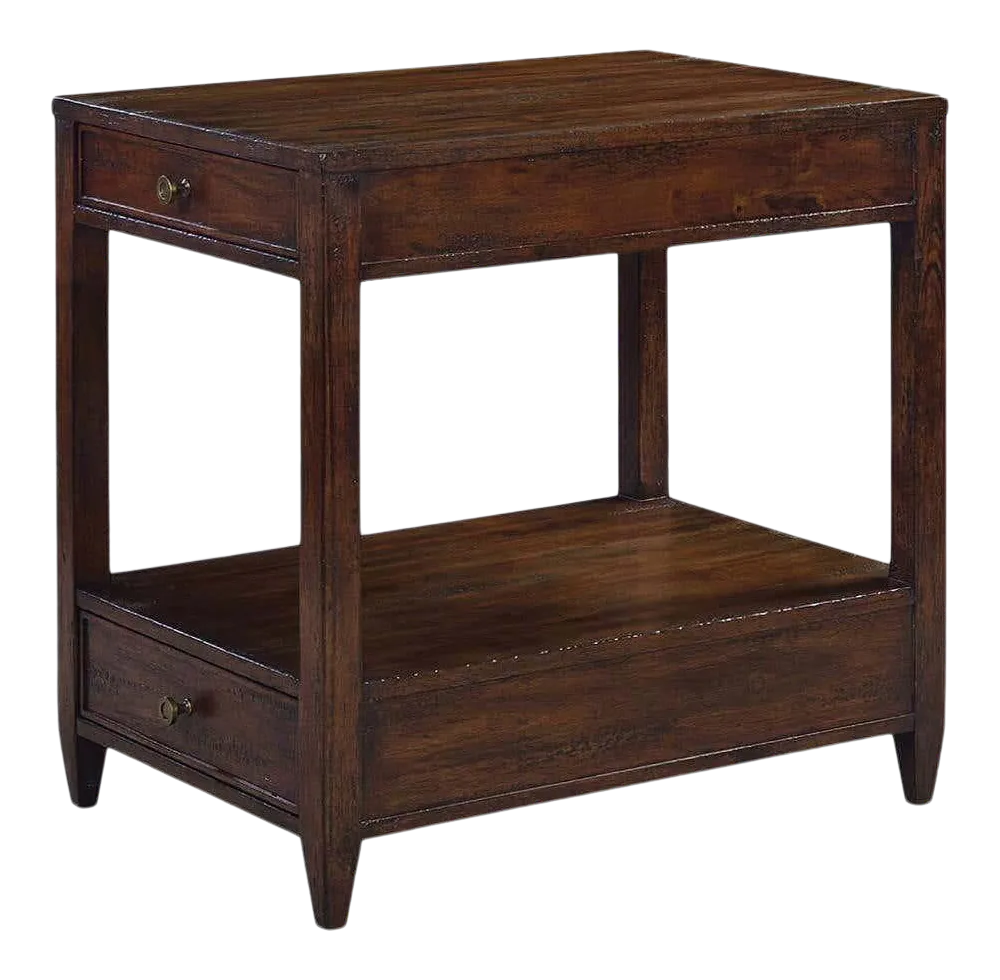 Classic Mahogany Finish Narrow Side Table Chairish