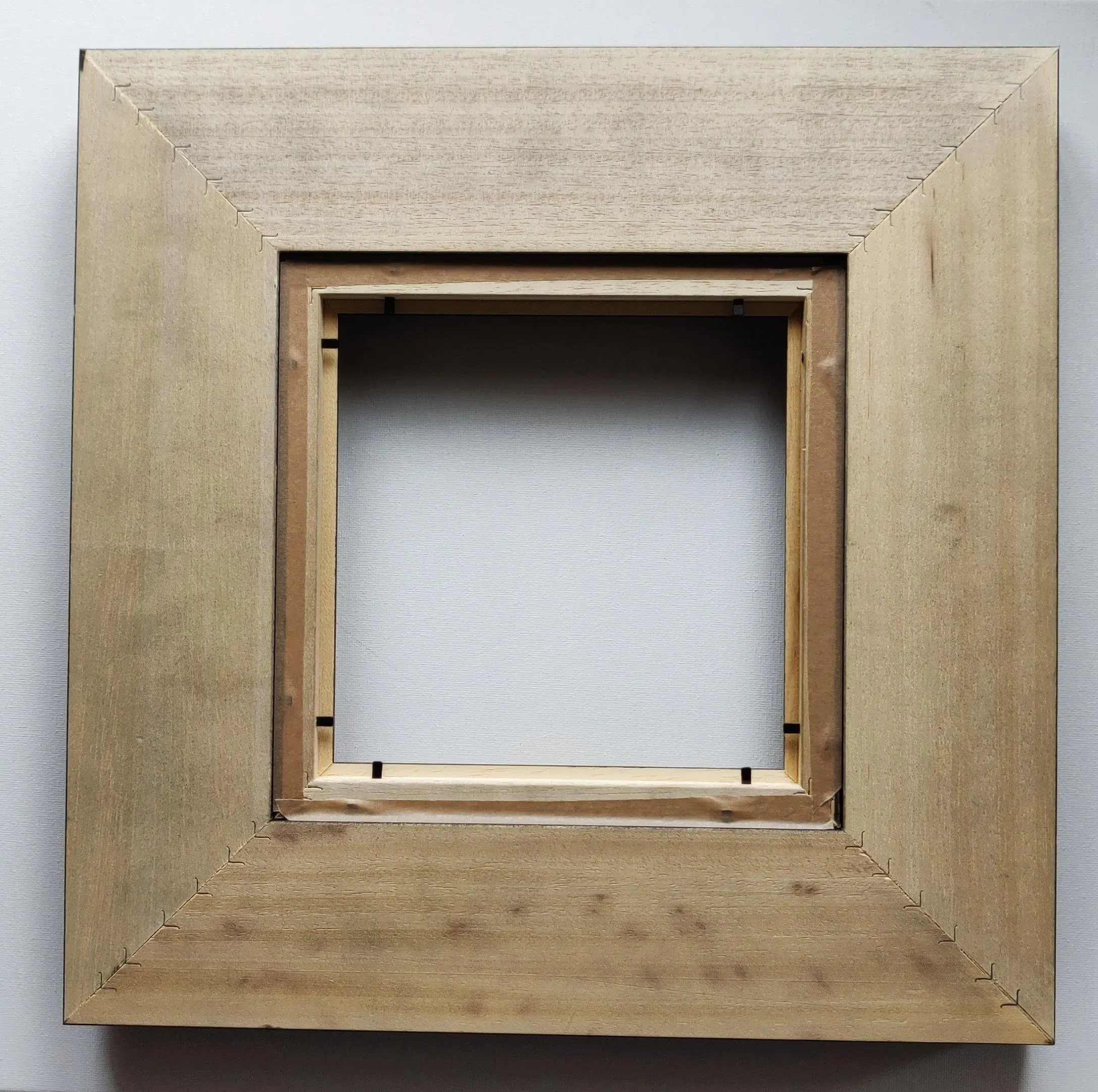 Black Wooden Frame Gold Slip Detail