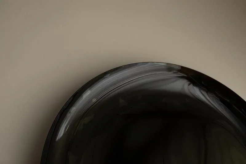 Dark Ghost Wall Mirror by Oom Glass