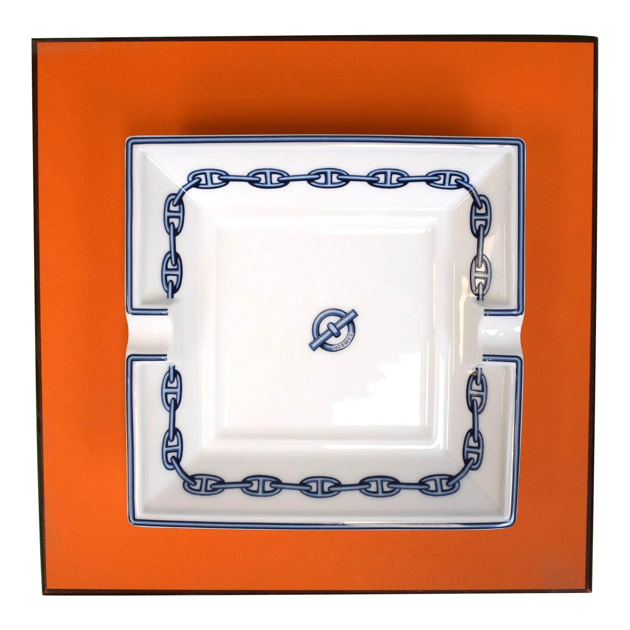 Late 20th Century Hermès Paris French Porcelain Chaine d'Ancre