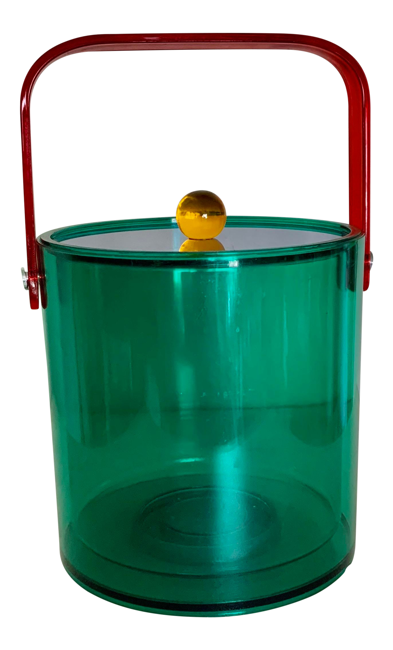 acrylic ice bucket with lid