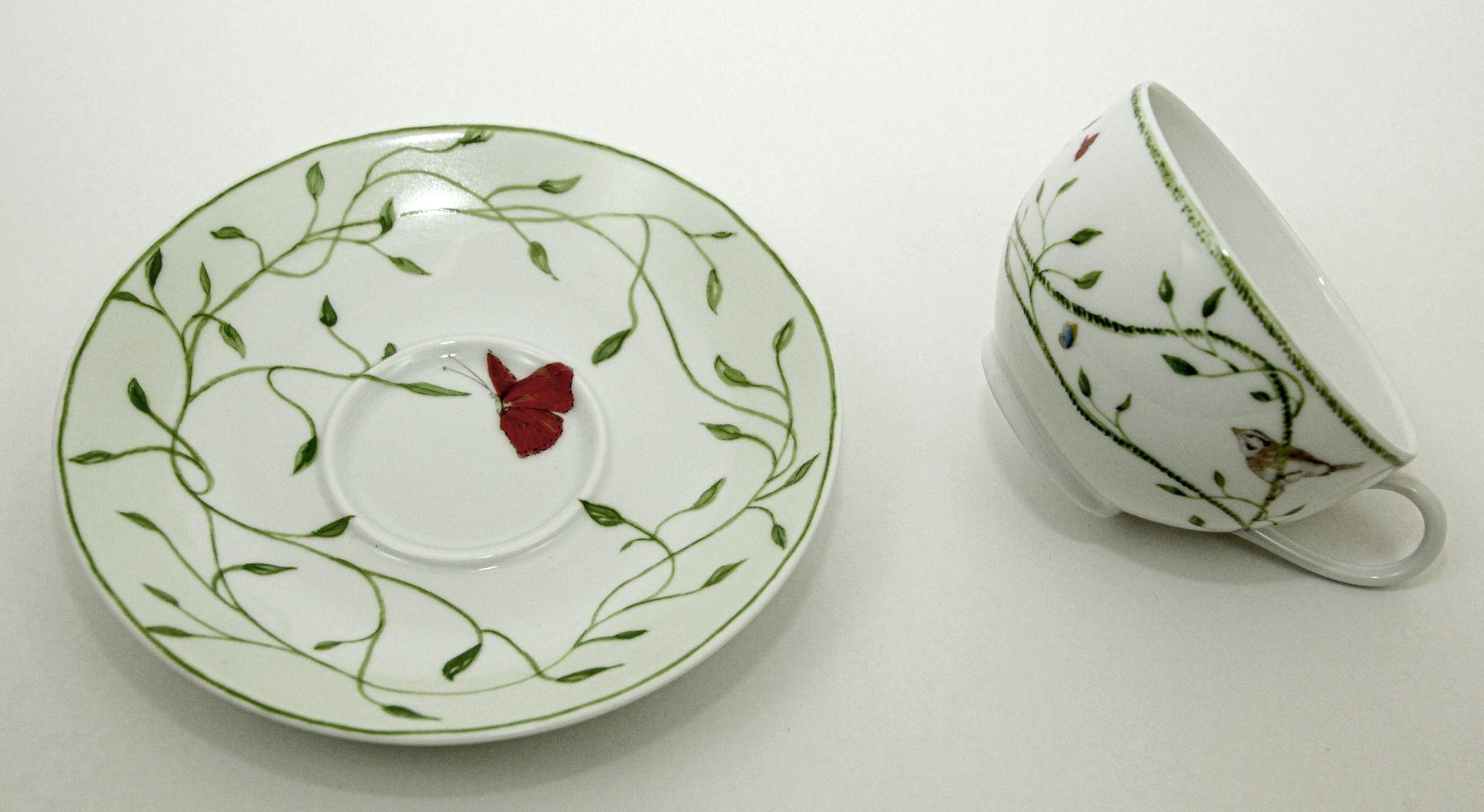 Raynaud Limoges France Porcelain Set Histoire Naturelle