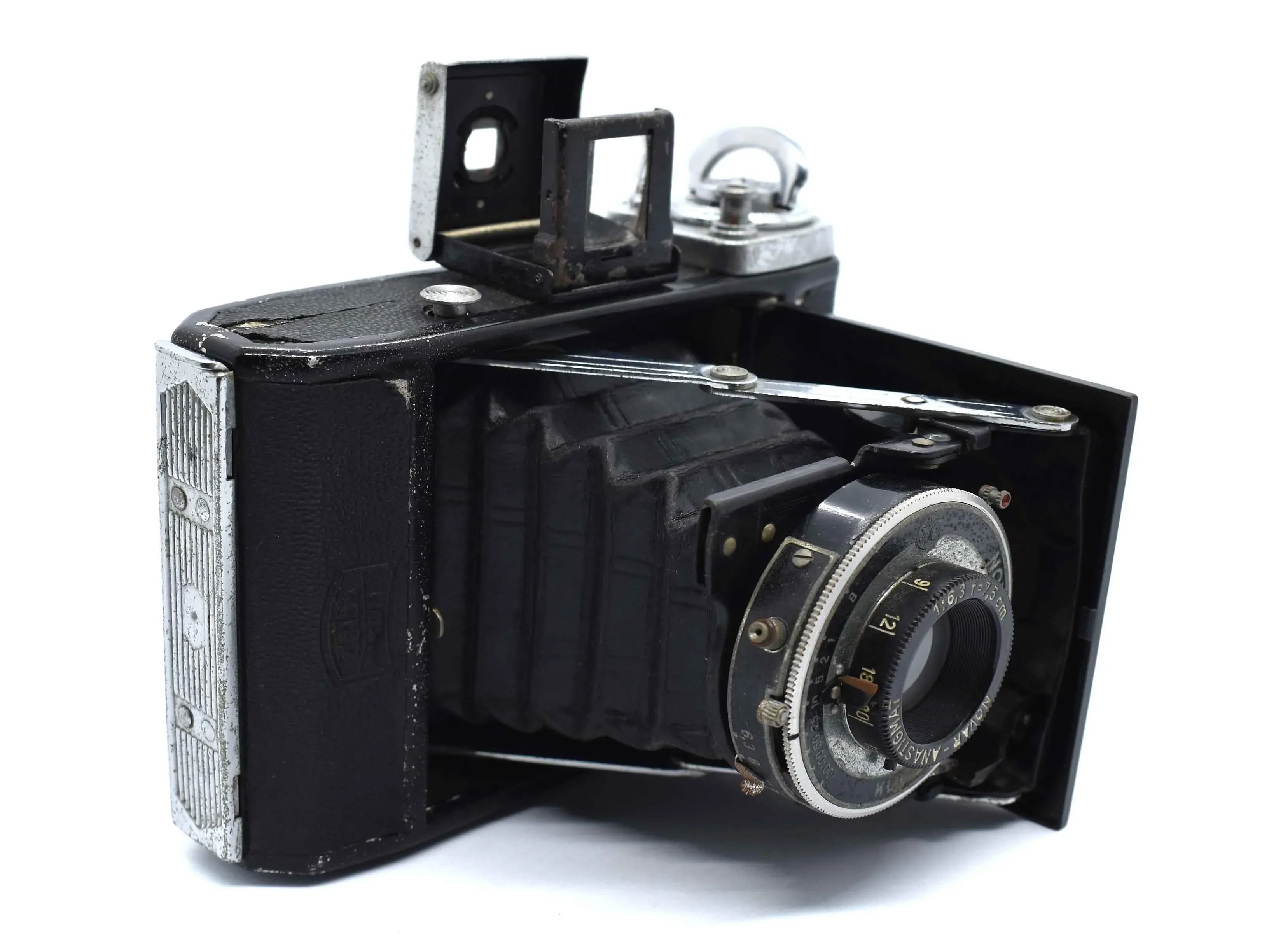 1940's Zeiss Ikon Ikonta 521 With Novar Anastigmat 7.5 Cm