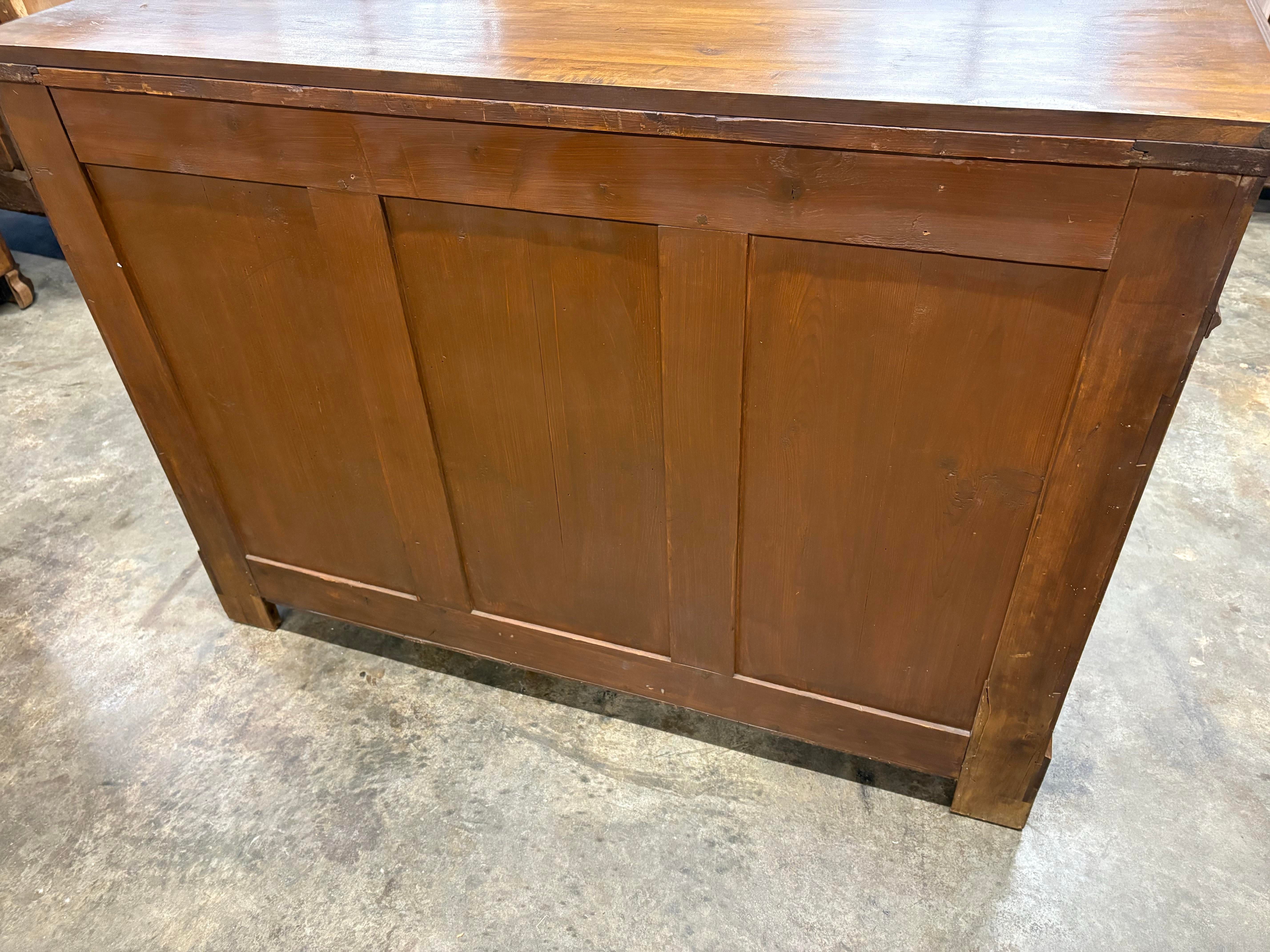 French Buffet Louis Phillipe Style Circa 1860 Walnut Wood From South East of France.