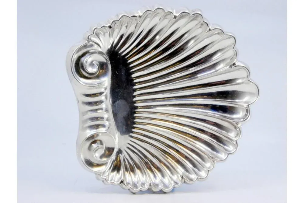 Silver Ticket Booth in the Shape of a Shell