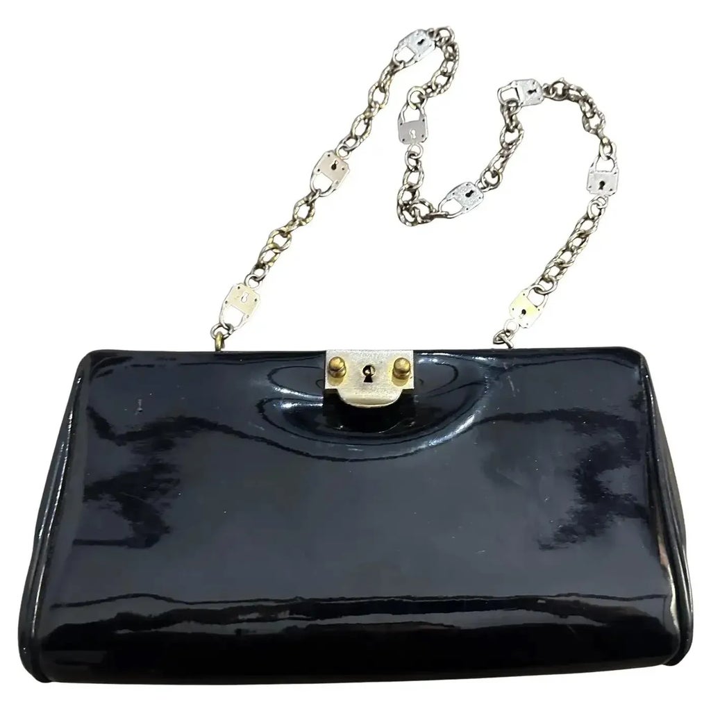 1980s Iconic Venetian Padlocks Shoulder Bag by Roberta Di Camerino 