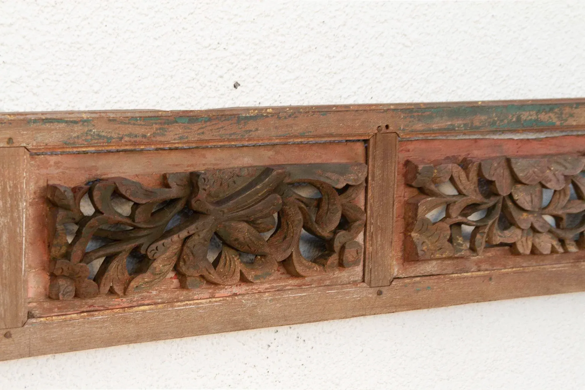 Whispers of Nature, Antique Carved Wall Panel