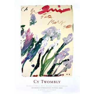 Cy Twombly Original 2002 Royal Botanic Garden Edinburgh Exhibition