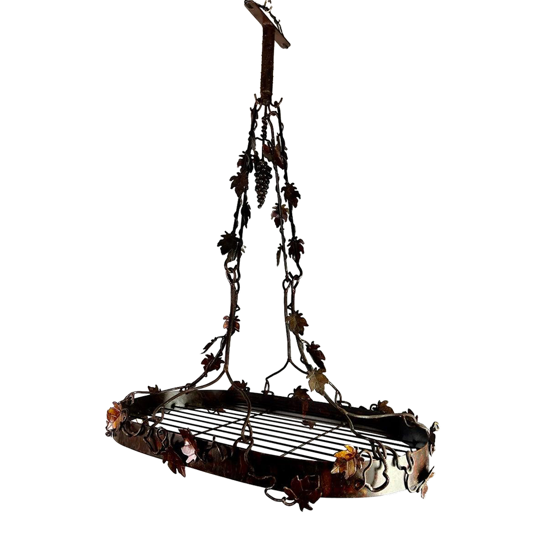 Wrought Iron French Grapevine Pot Rack20th Century Chairish