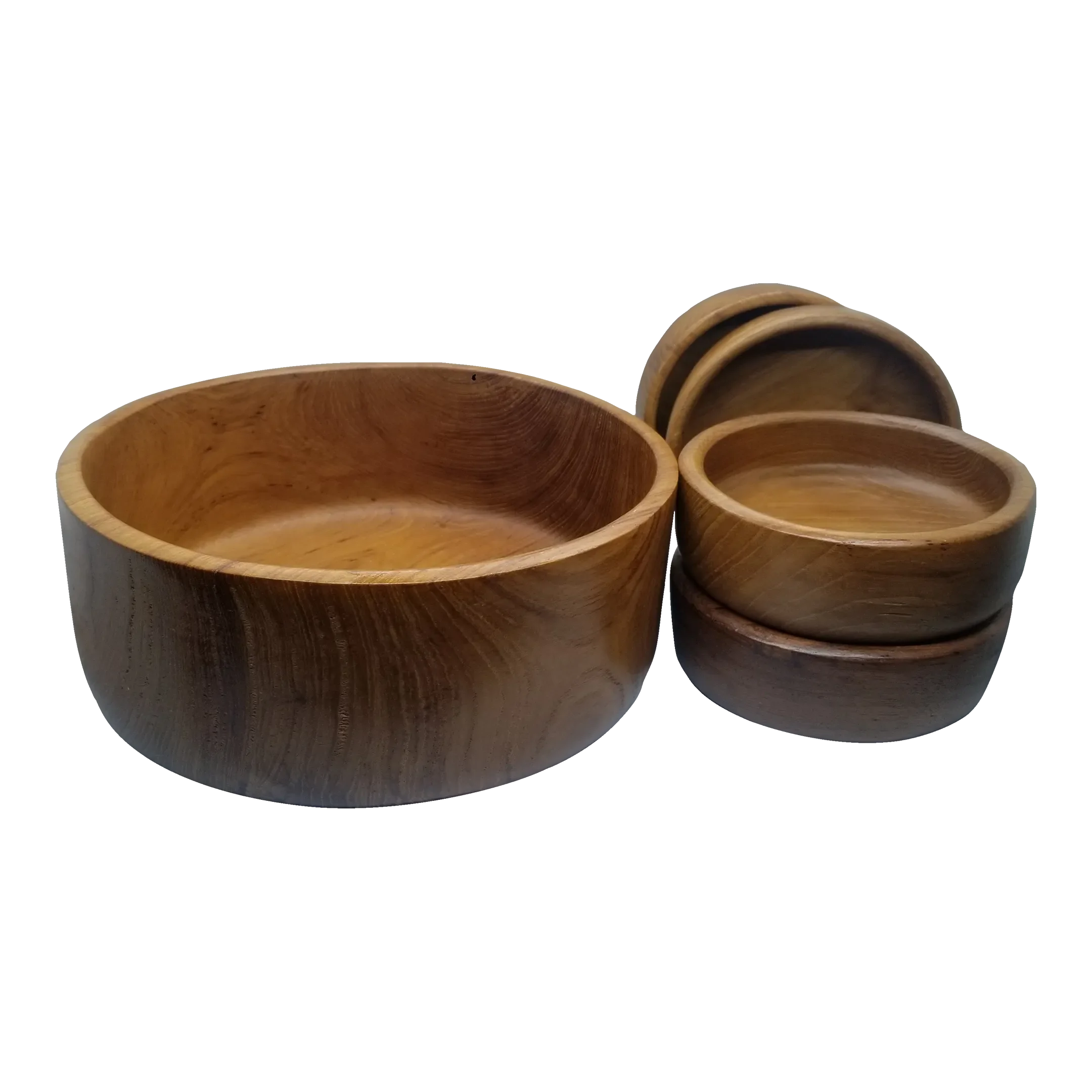 Vintage teak deals salad bowl set