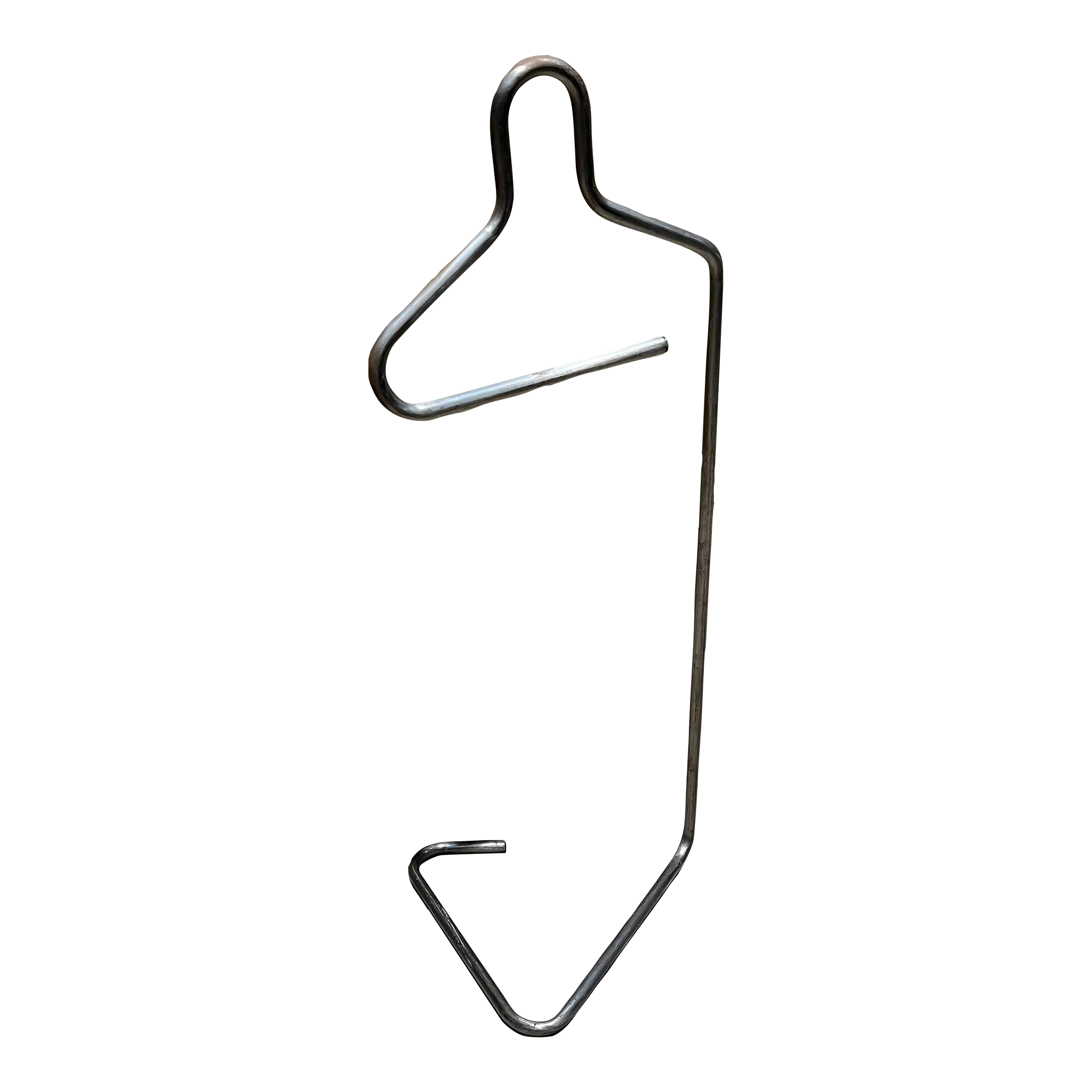 Postmodern Gentleman's Valet Coat Hanger Stand Tubular