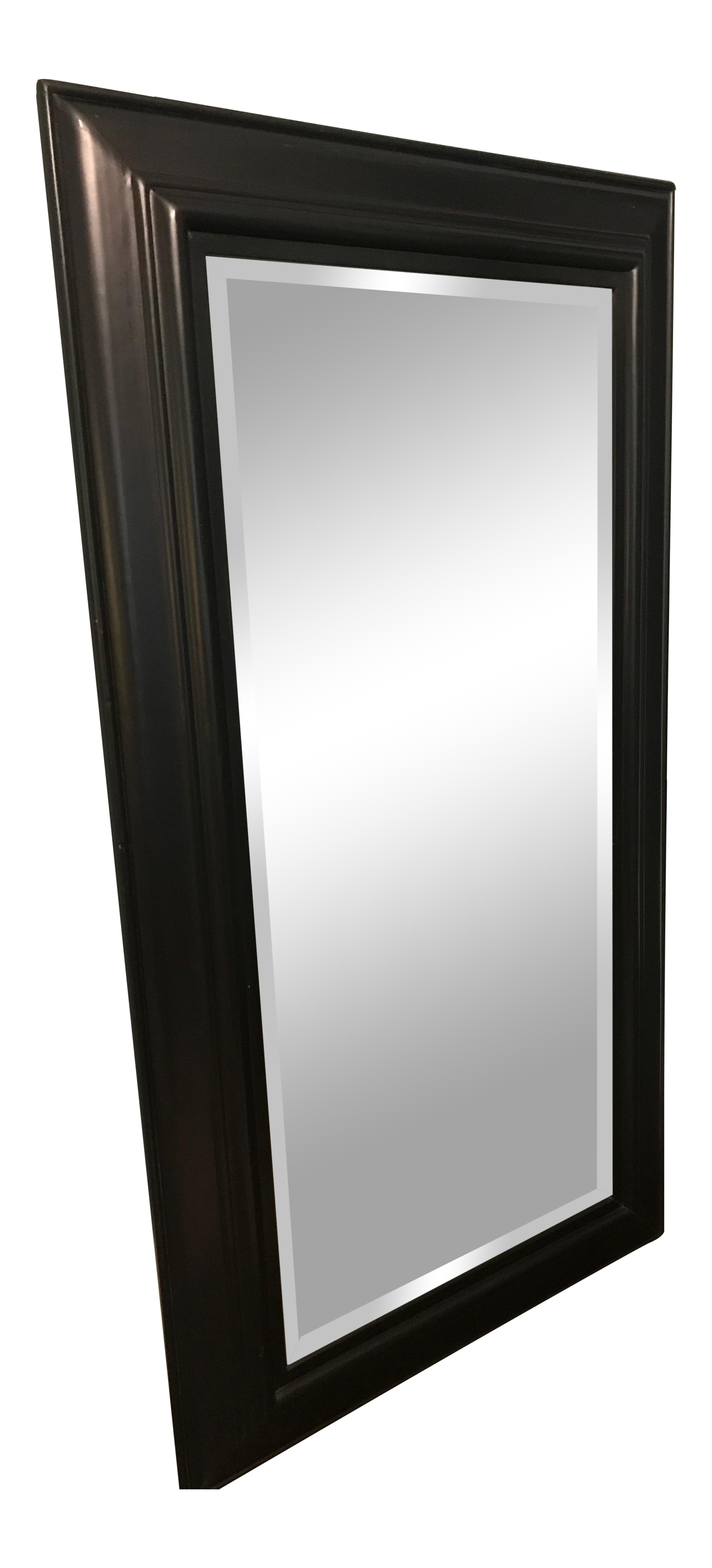 Pottery Barn Solan Espresso Wood Full Length Floor Mirror