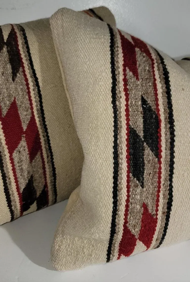 Navajo Indian Weaving Pillows Pair Chairish