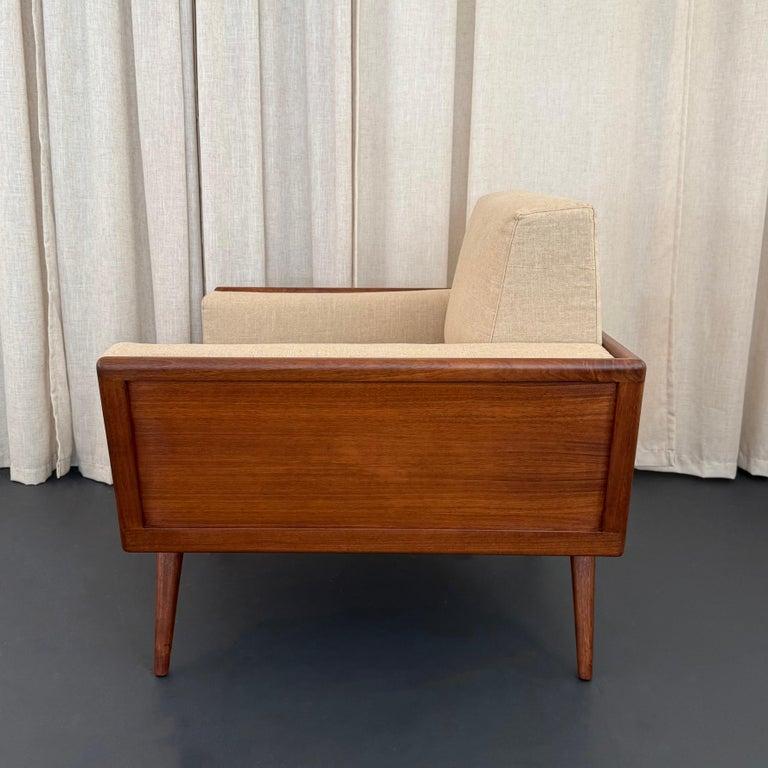 1950s Mid-Century Modern Walnut Case Armchair by Mel Smilow Chairish