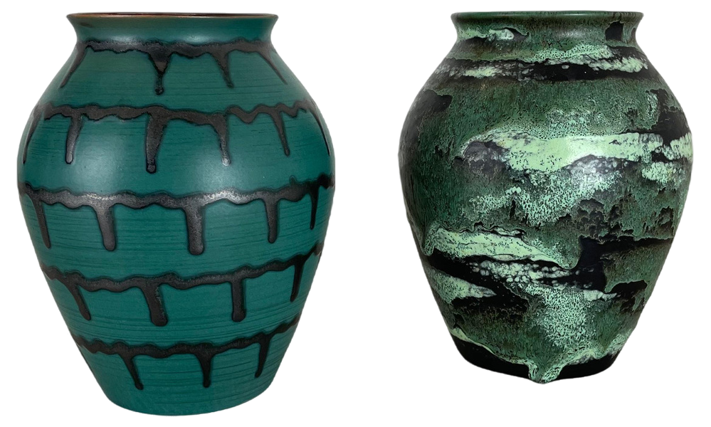 Fat Lava Pottery Vases by Heinz Siery for Carstens Tönnieshof