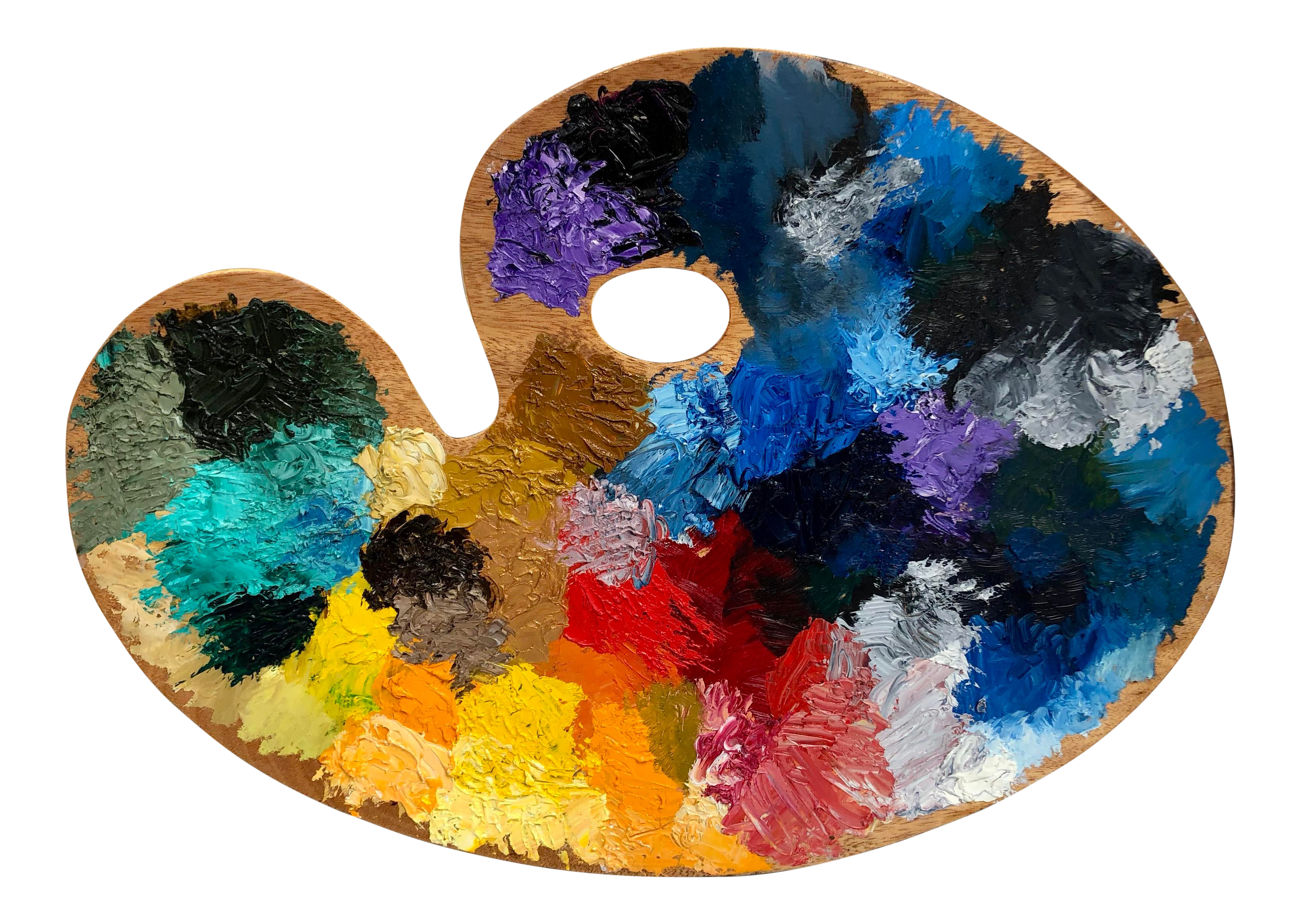 Vintage paint palette deals